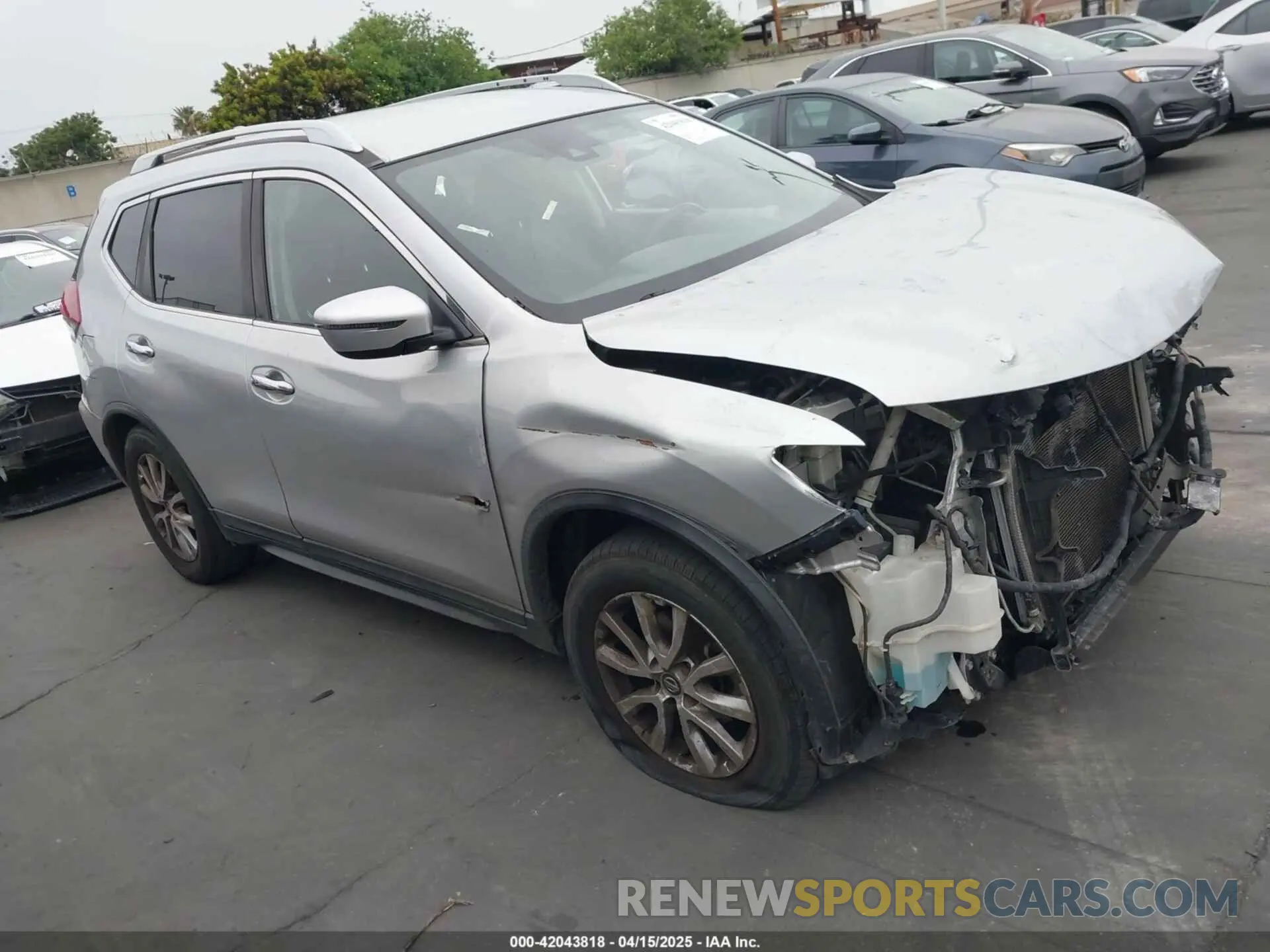 1 Photograph of a damaged car KNMAT2MT3KP531635 NISSAN ROGUE 2019