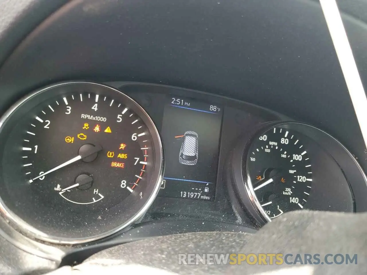 9 Photograph of a damaged car KNMAT2MT4KP500443 NISSAN ROGUE 2019
