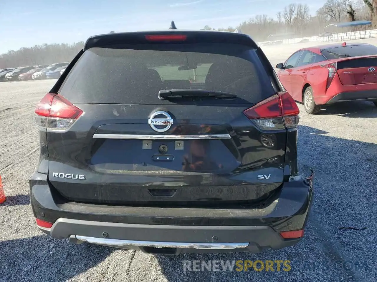 6 Photograph of a damaged car KNMAT2MT4KP501737 NISSAN ROGUE 2019