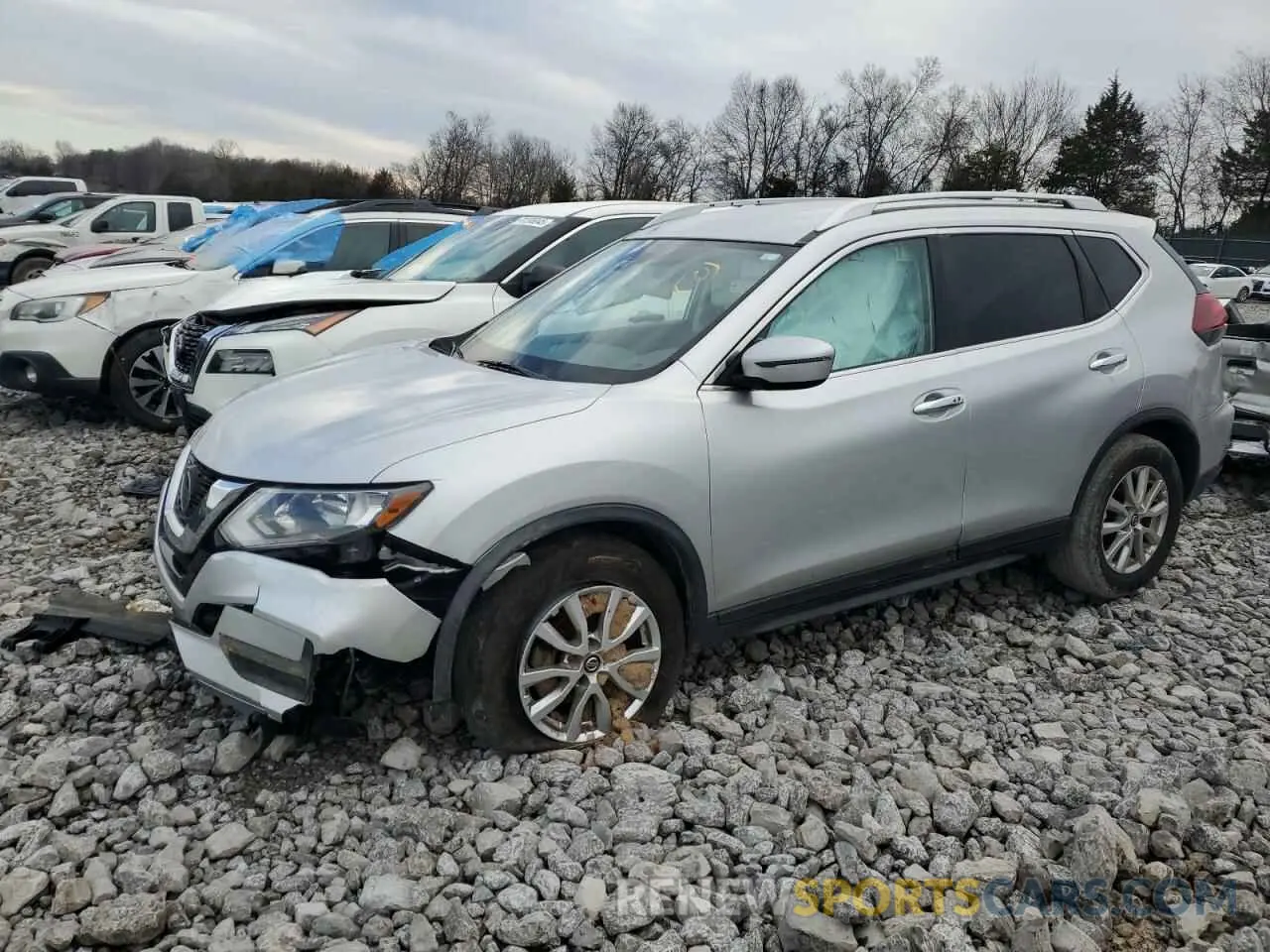 1 Photograph of a damaged car KNMAT2MT4KP509904 NISSAN ROGUE 2019