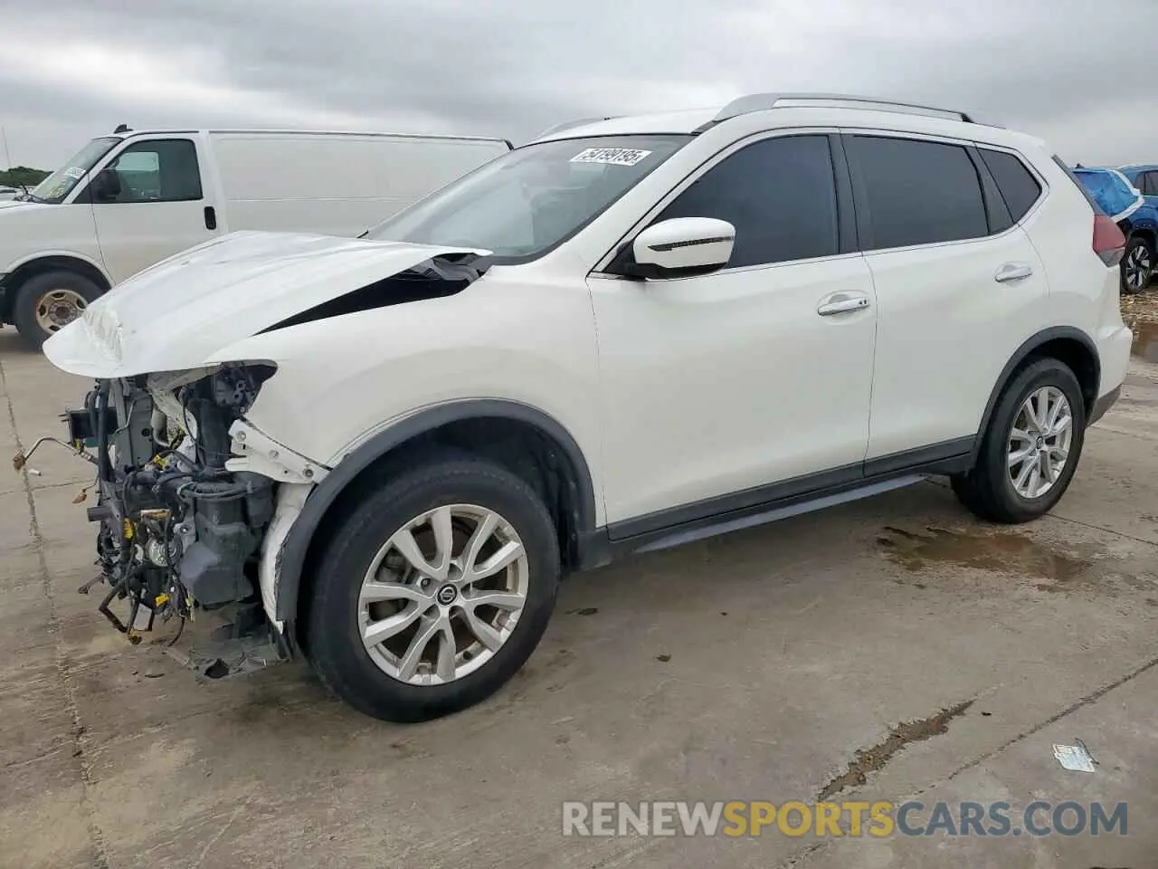1 Photograph of a damaged car KNMAT2MT4KP525164 NISSAN ROGUE 2019