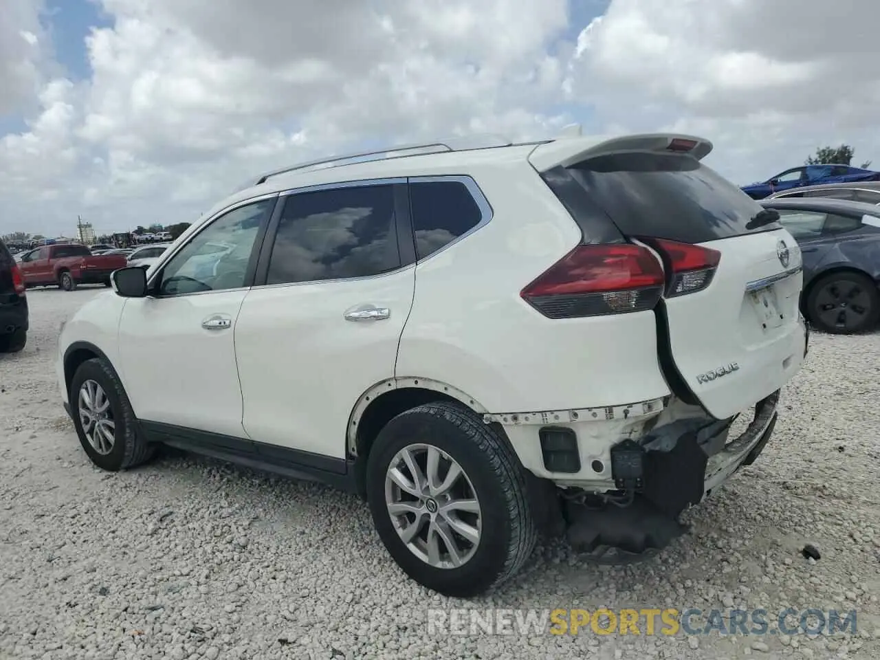 2 Photograph of a damaged car KNMAT2MT4KP535046 NISSAN ROGUE 2019