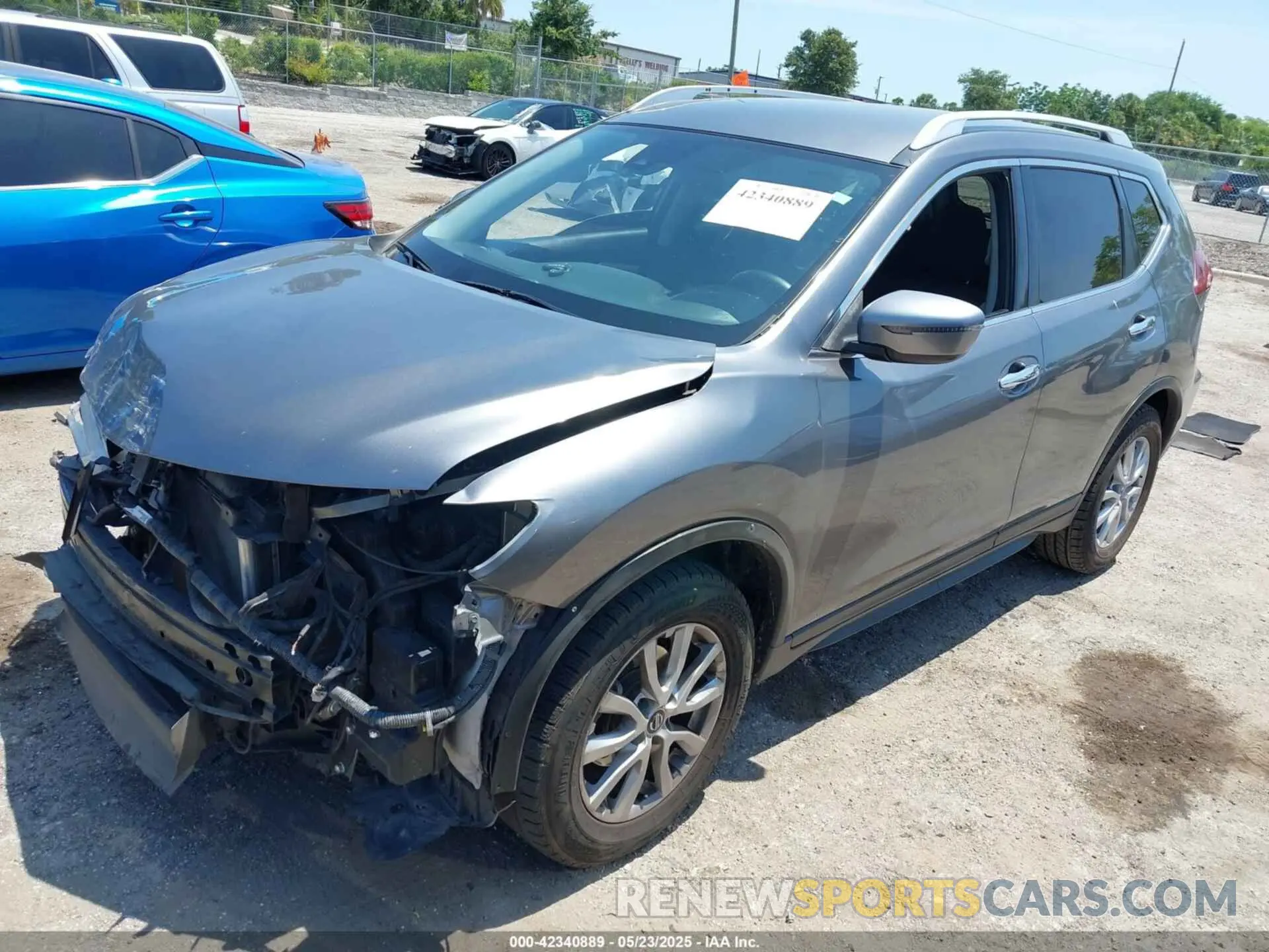 2 Photograph of a damaged car KNMAT2MT4KP556656 NISSAN ROGUE 2019