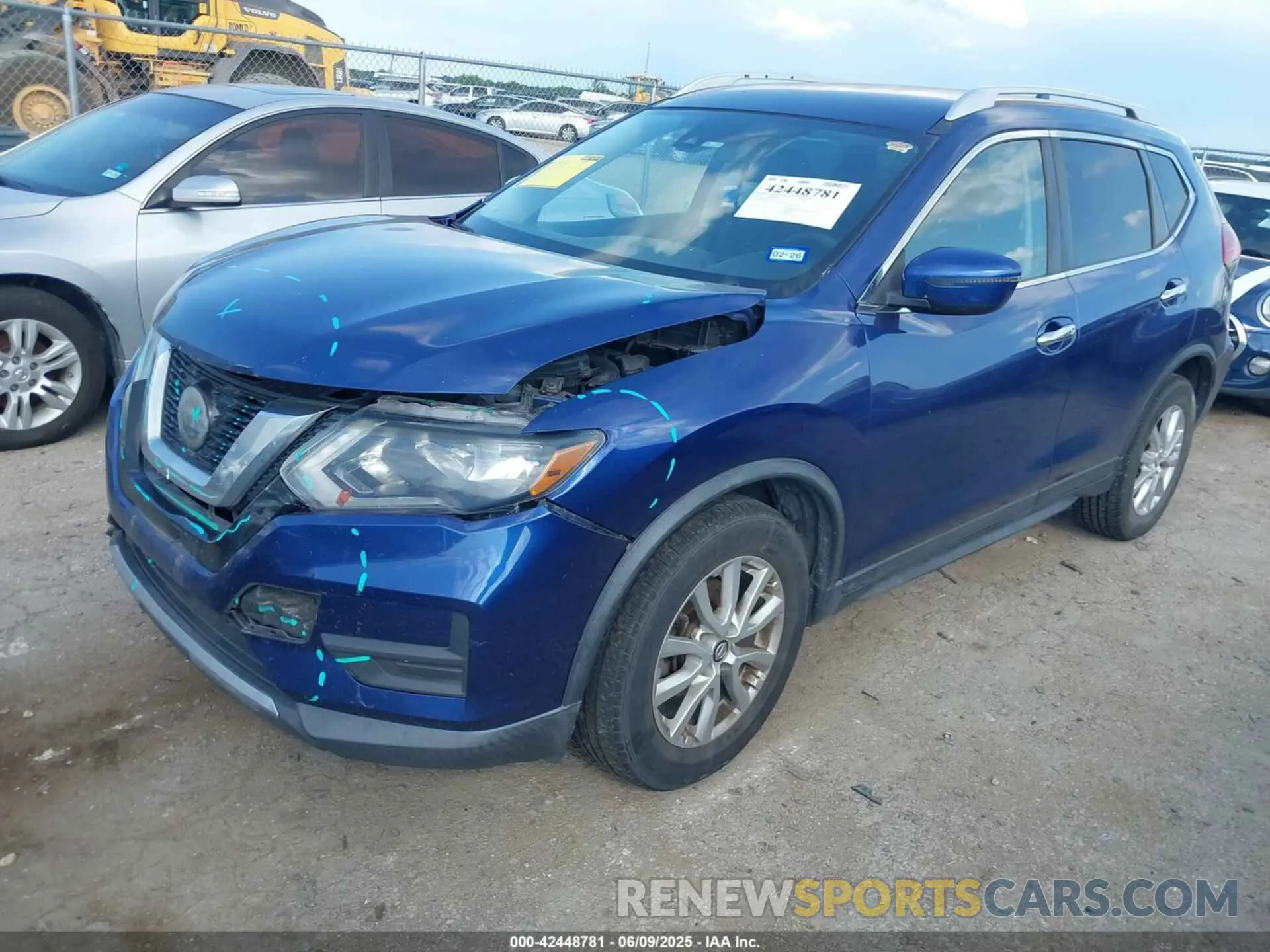 2 Photograph of a damaged car KNMAT2MT5KP517204 NISSAN ROGUE 2019