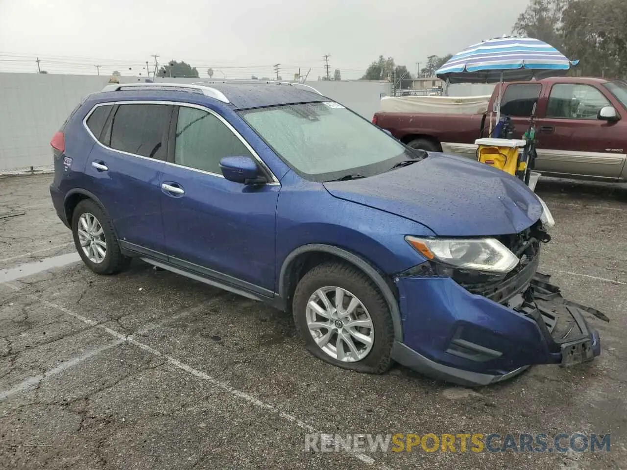 4 Photograph of a damaged car KNMAT2MT5KP517252 NISSAN ROGUE 2019