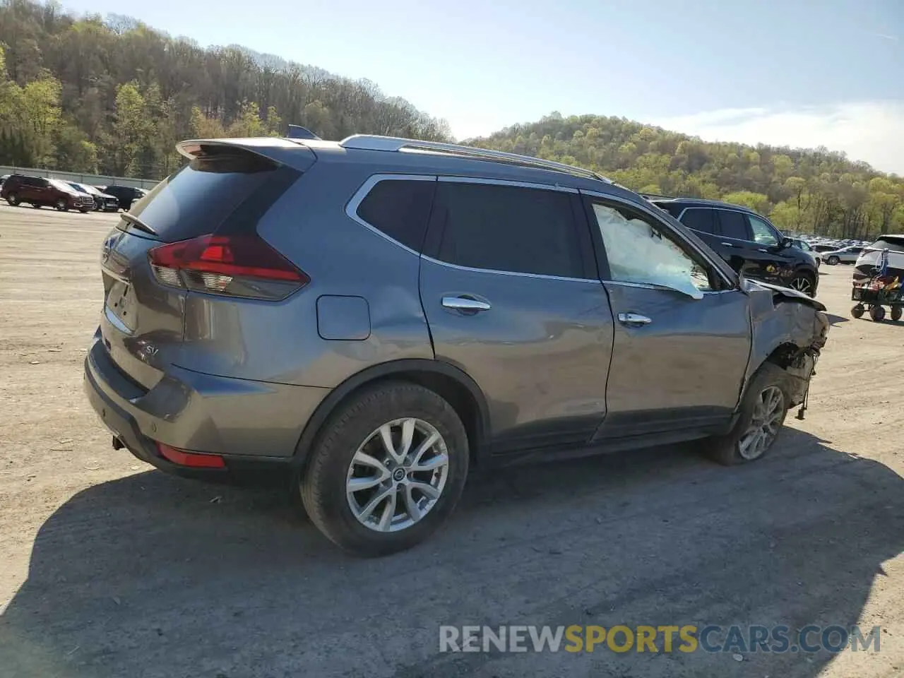 3 Photograph of a damaged car KNMAT2MT5KP531202 NISSAN ROGUE 2019