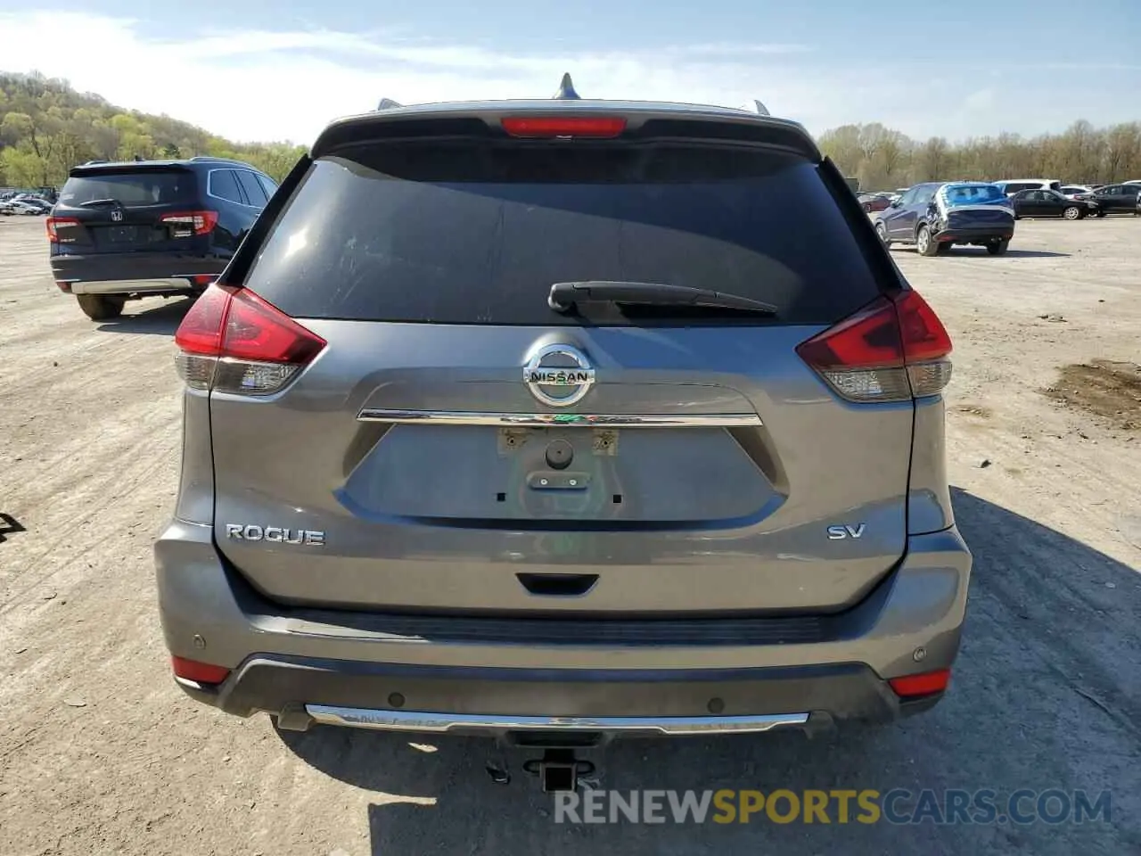 6 Photograph of a damaged car KNMAT2MT5KP531202 NISSAN ROGUE 2019