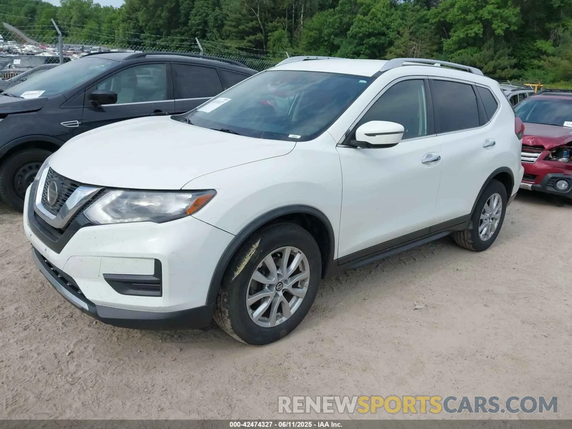 2 Photograph of a damaged car KNMAT2MT5KP543348 NISSAN ROGUE 2019