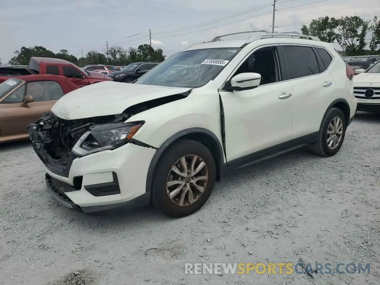 1 Photograph of a damaged car KNMAT2MT5KP544712 NISSAN ROGUE 2019