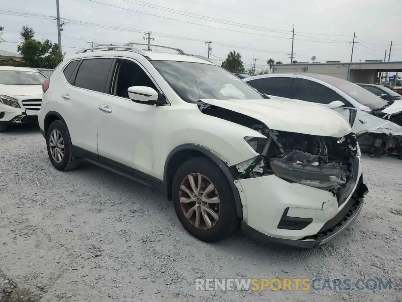 4 Photograph of a damaged car KNMAT2MT5KP544712 NISSAN ROGUE 2019