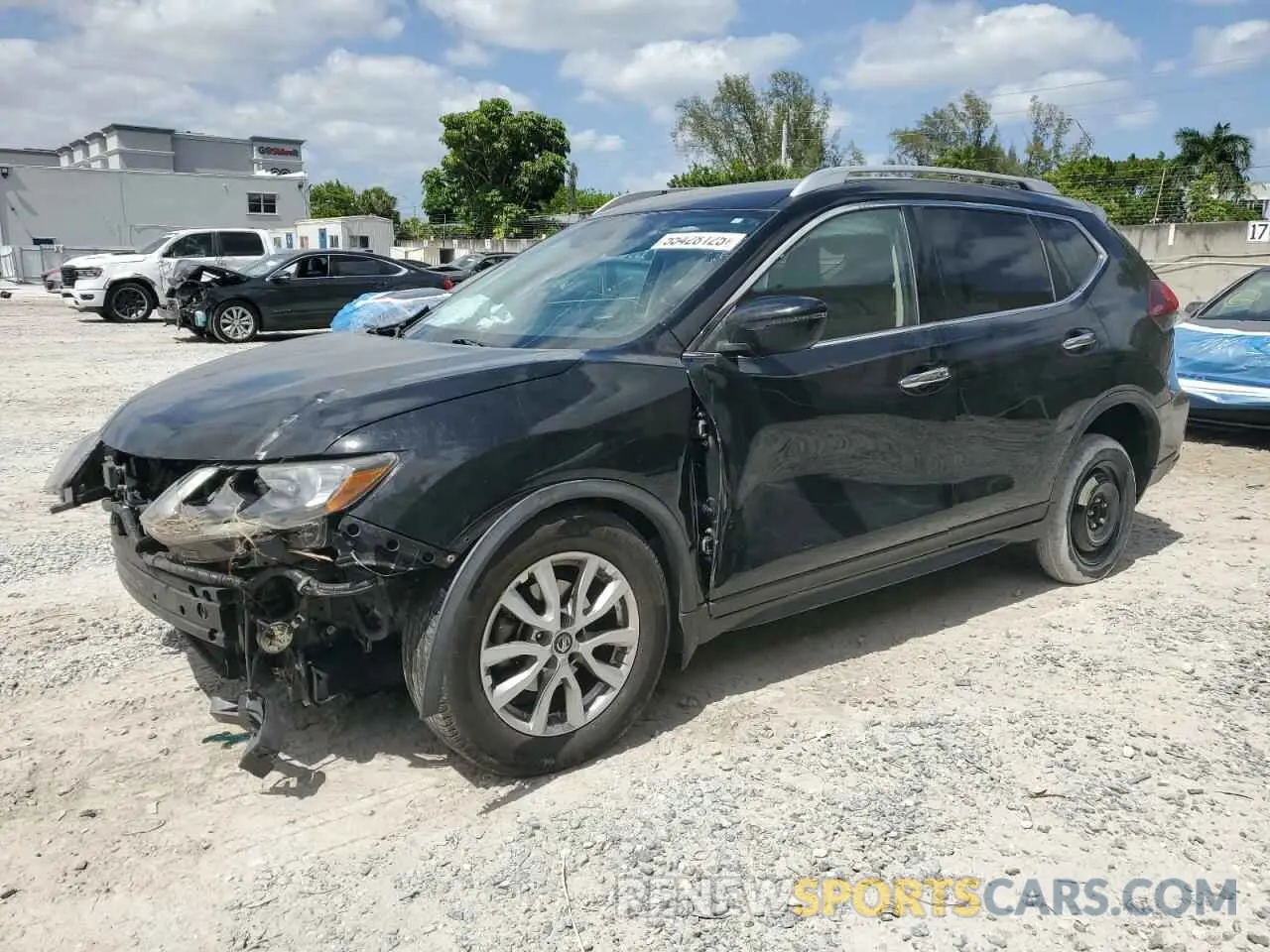 1 Photograph of a damaged car KNMAT2MT6KP500430 NISSAN ROGUE 2019