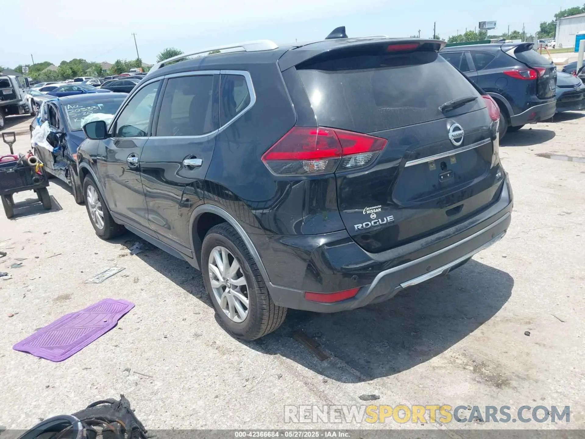 3 Photograph of a damaged car KNMAT2MT6KP504431 NISSAN ROGUE 2019