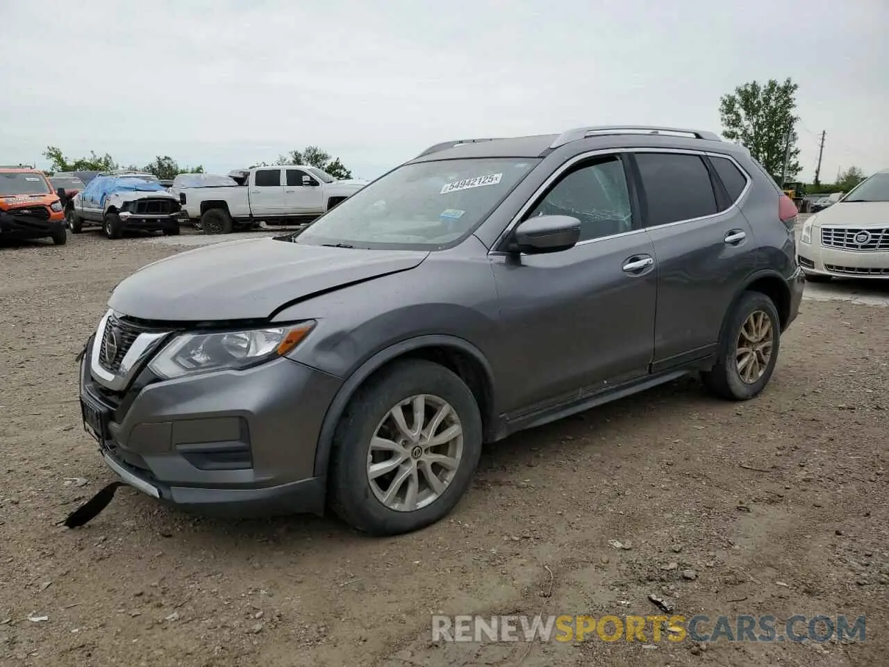 1 Photograph of a damaged car KNMAT2MT6KP505479 NISSAN ROGUE 2019