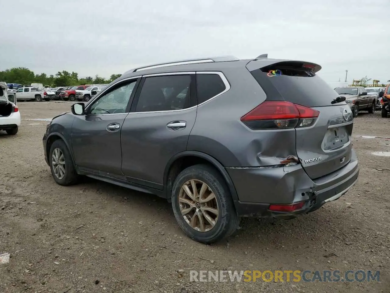 2 Photograph of a damaged car KNMAT2MT6KP505479 NISSAN ROGUE 2019