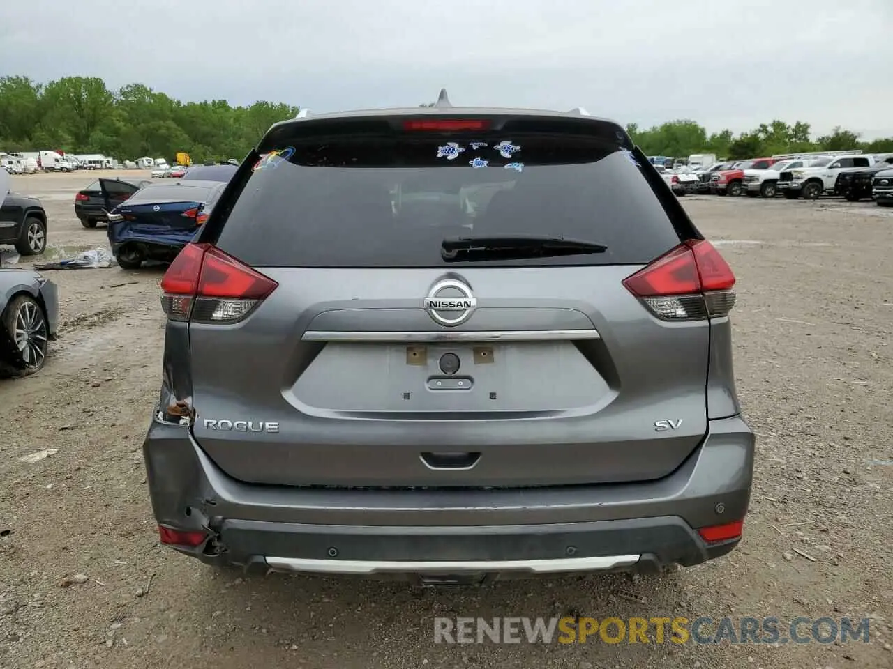 6 Photograph of a damaged car KNMAT2MT6KP505479 NISSAN ROGUE 2019