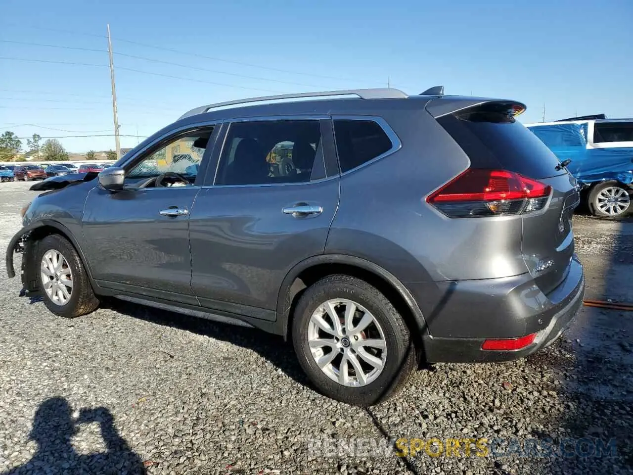 2 Photograph of a damaged car KNMAT2MT6KP538465 NISSAN ROGUE 2019