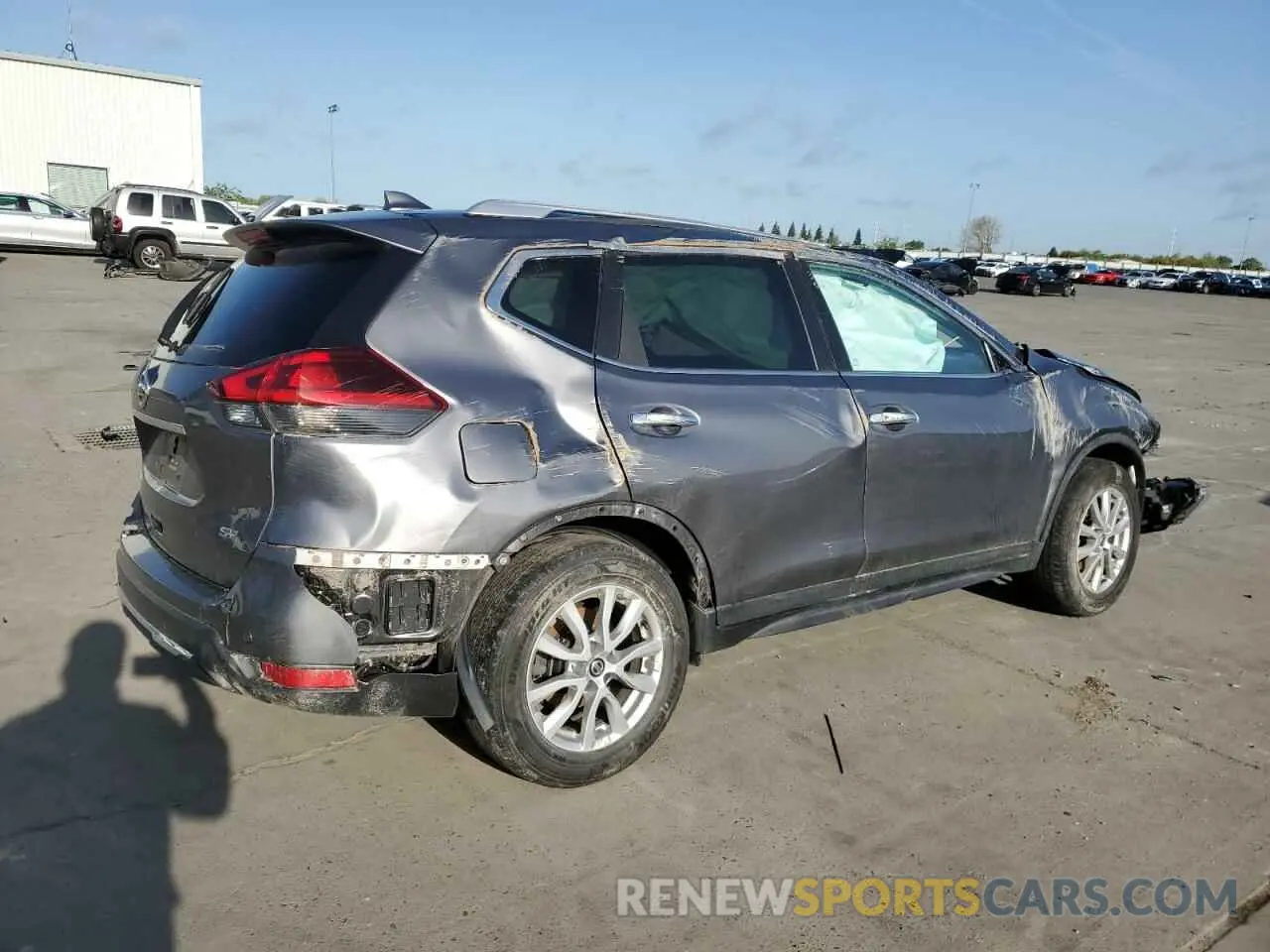 3 Photograph of a damaged car KNMAT2MT6KP557551 NISSAN ROGUE 2019