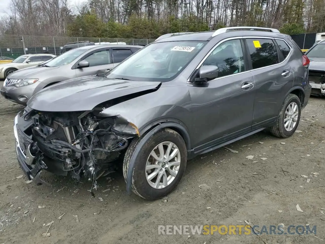 1 Photograph of a damaged car KNMAT2MT7KP506348 NISSAN ROGUE 2019