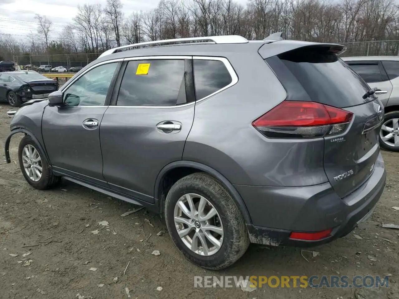 2 Photograph of a damaged car KNMAT2MT7KP506348 NISSAN ROGUE 2019