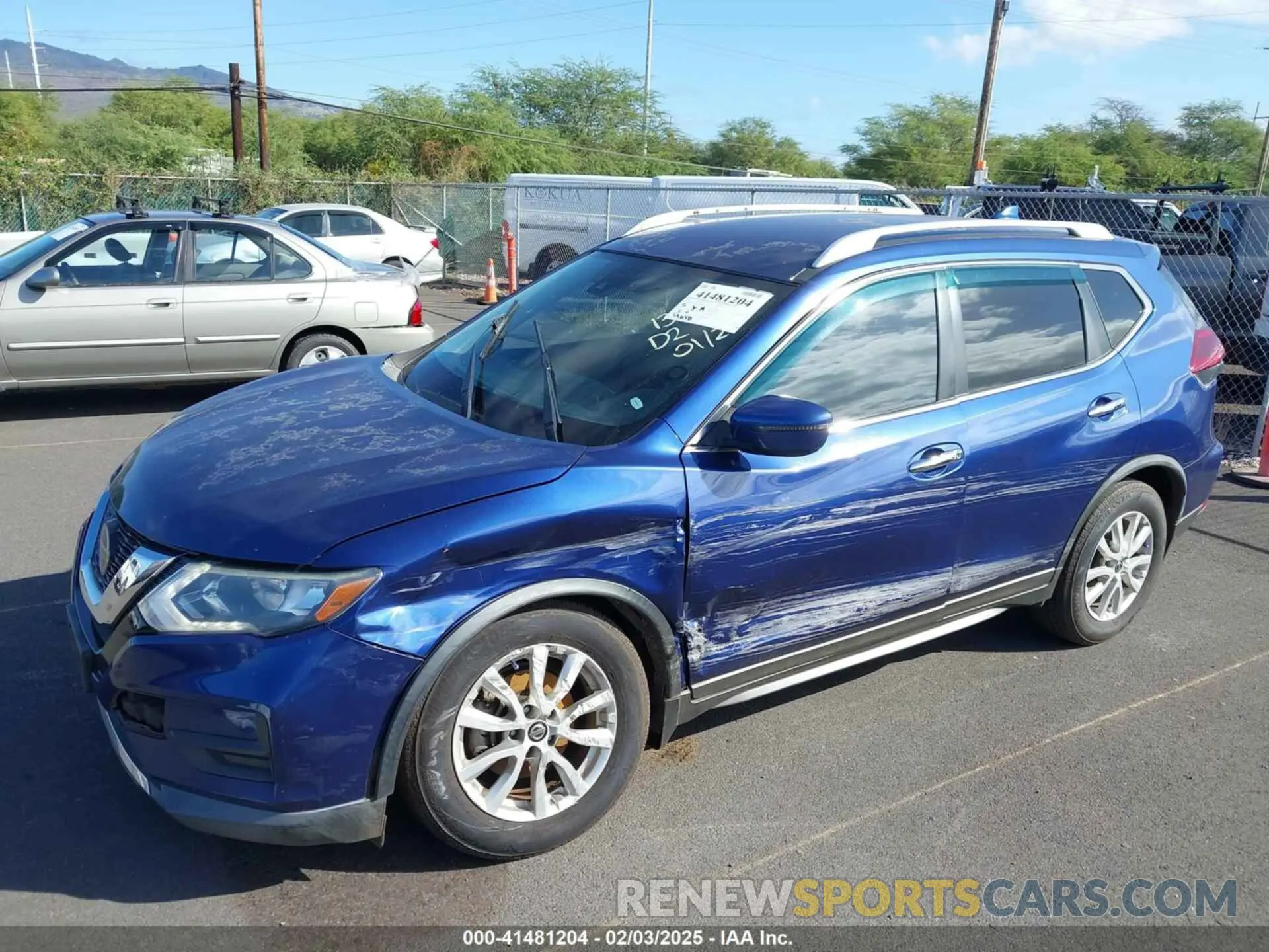 6 Photograph of a damaged car KNMAT2MT7KP522209 NISSAN ROGUE 2019