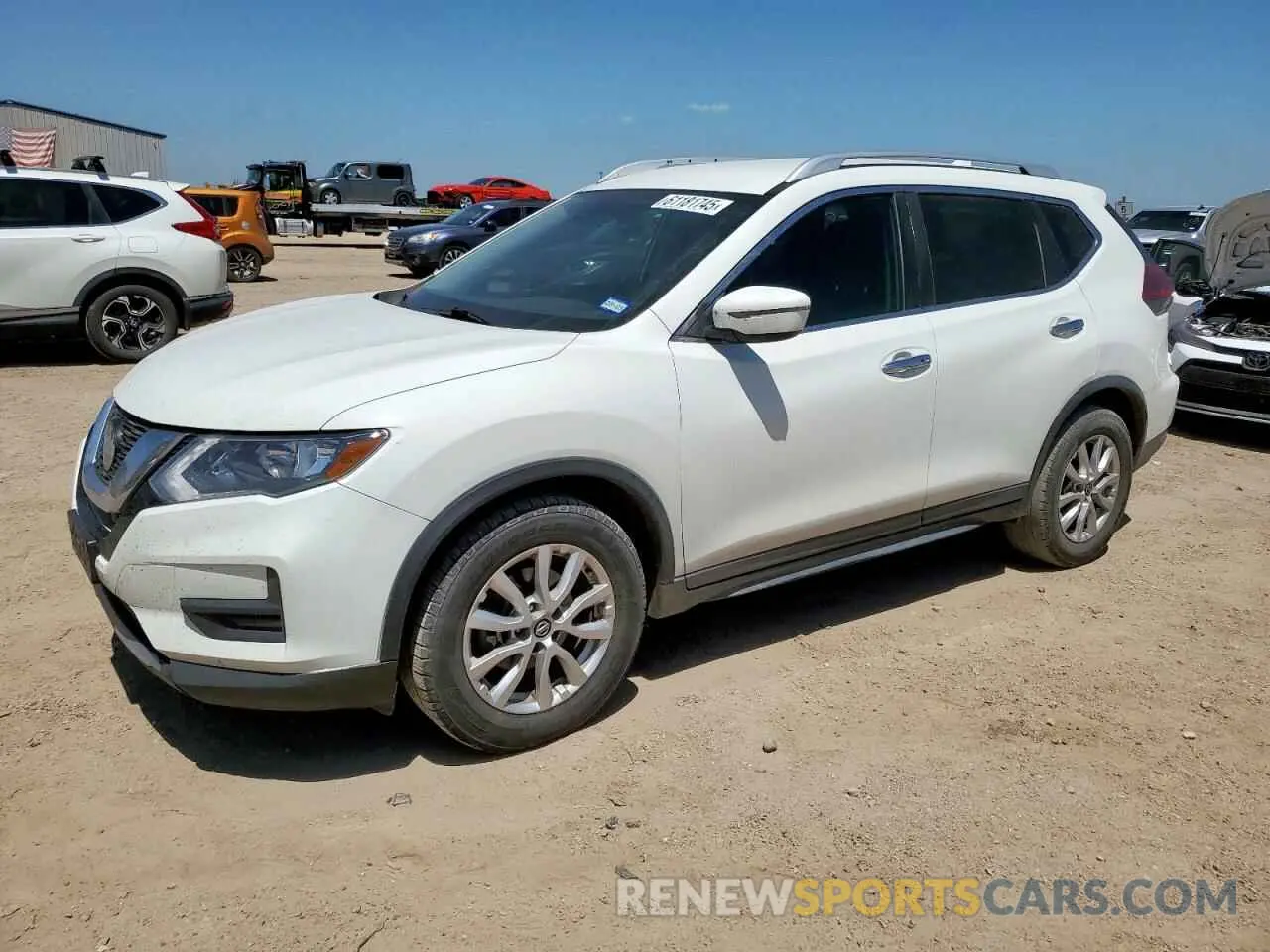 1 Photograph of a damaged car KNMAT2MT7KP531444 NISSAN ROGUE 2019