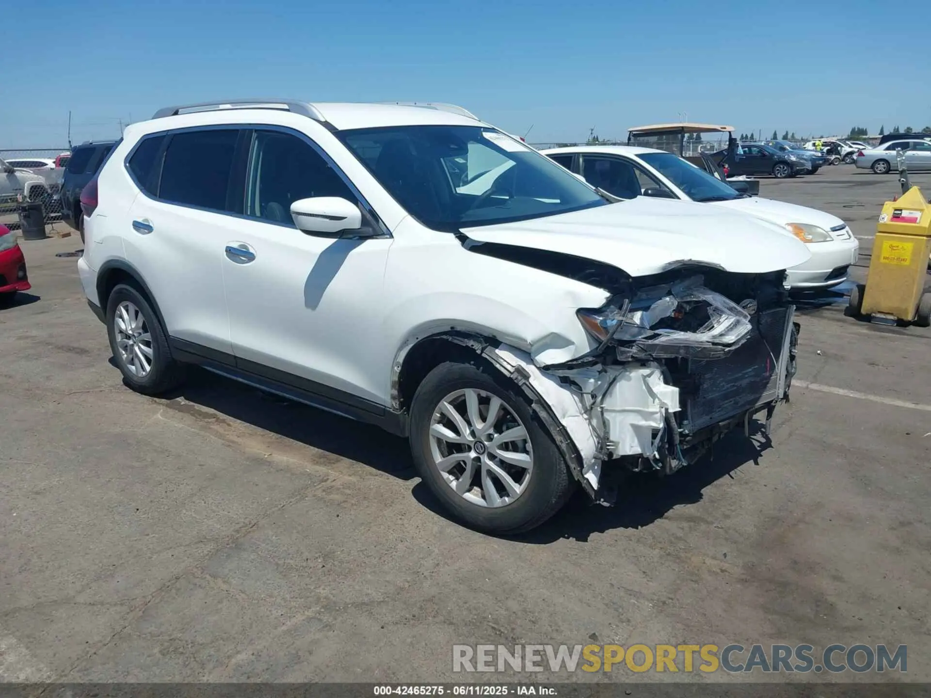 1 Photograph of a damaged car KNMAT2MT7KP557140 NISSAN ROGUE 2019