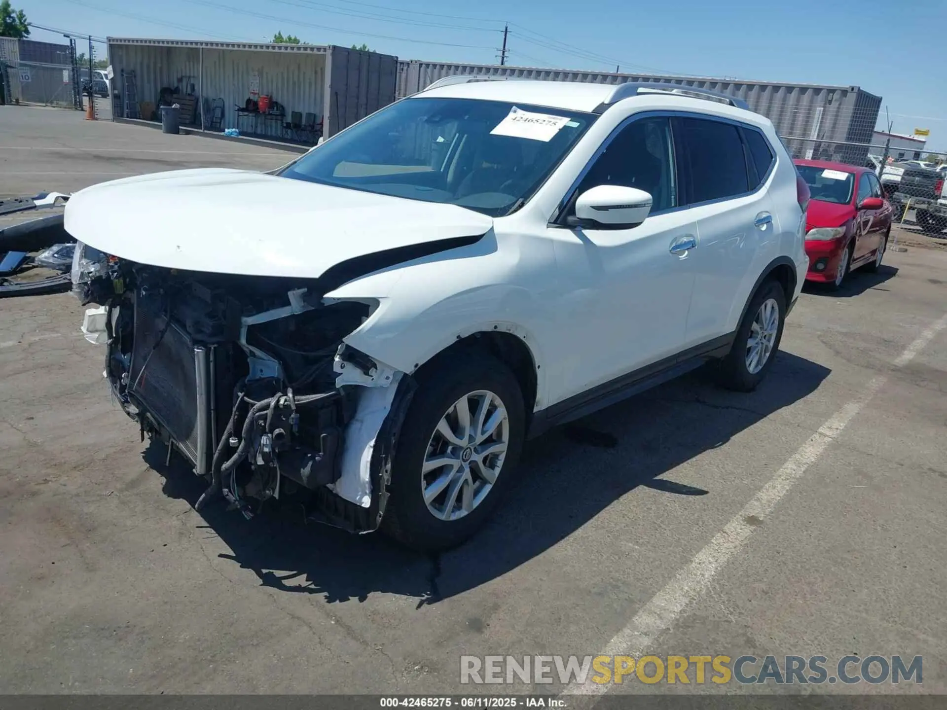 2 Photograph of a damaged car KNMAT2MT7KP557140 NISSAN ROGUE 2019