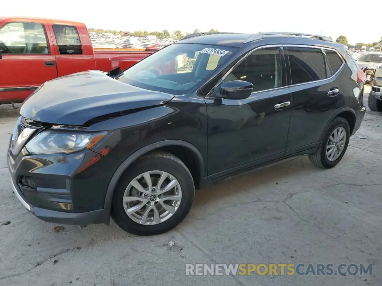 1 Photograph of a damaged car KNMAT2MT8KP501563 NISSAN ROGUE 2019