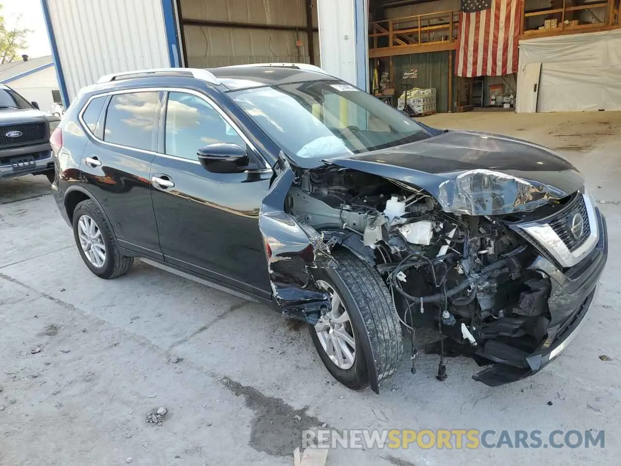 4 Photograph of a damaged car KNMAT2MT8KP501563 NISSAN ROGUE 2019