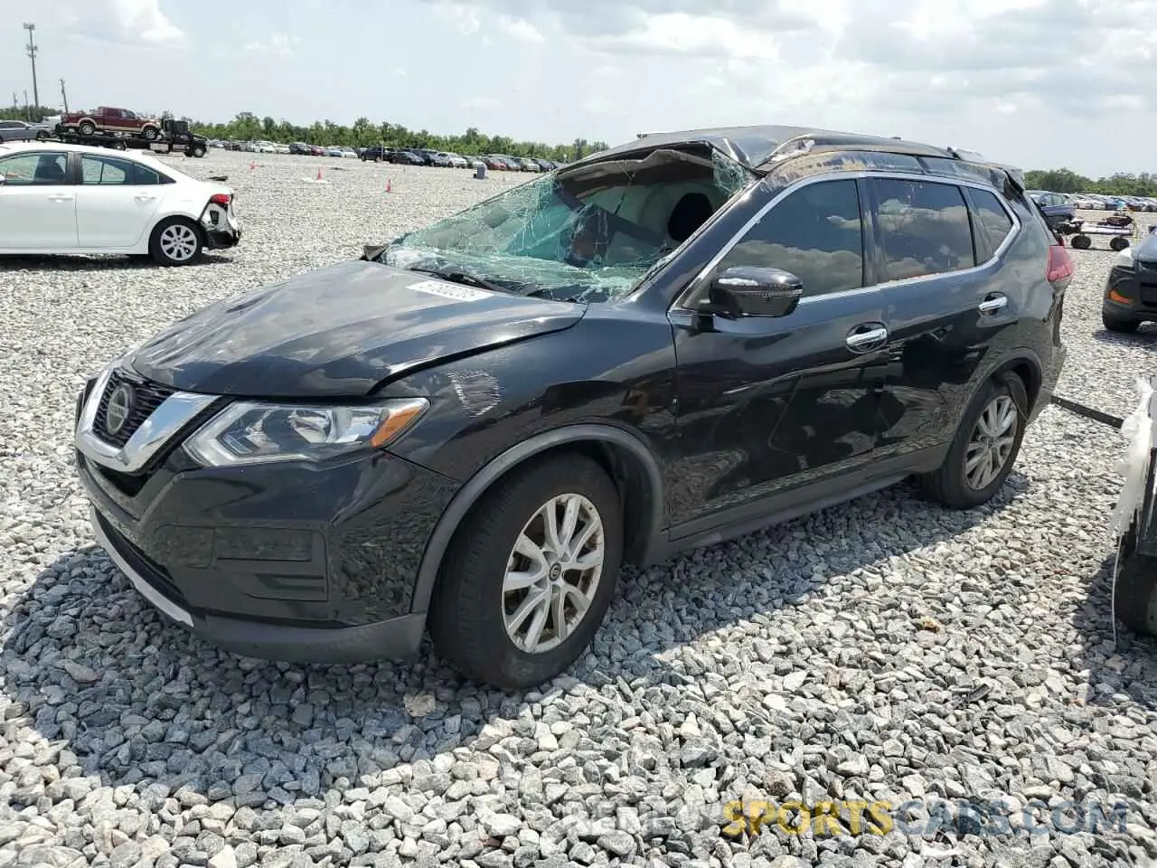 1 Photograph of a damaged car KNMAT2MT8KP504303 NISSAN ROGUE 2019