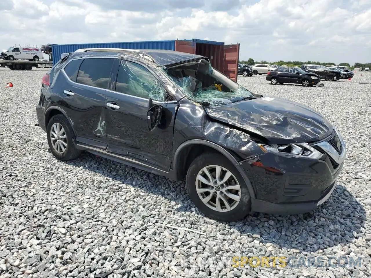 4 Photograph of a damaged car KNMAT2MT8KP504303 NISSAN ROGUE 2019