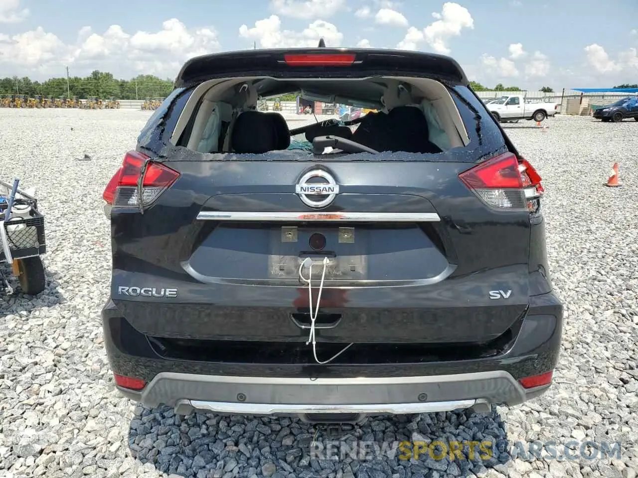 6 Photograph of a damaged car KNMAT2MT8KP504303 NISSAN ROGUE 2019