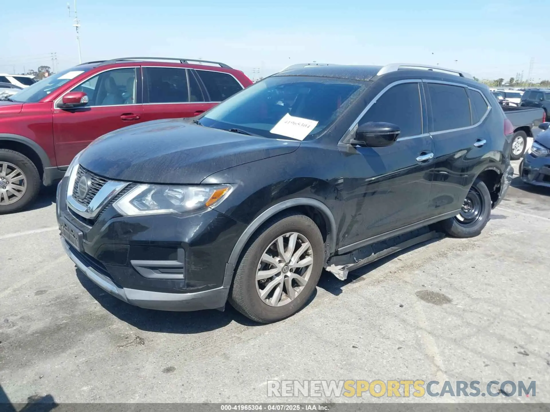 2 Photograph of a damaged car KNMAT2MT8KP506083 NISSAN ROGUE 2019