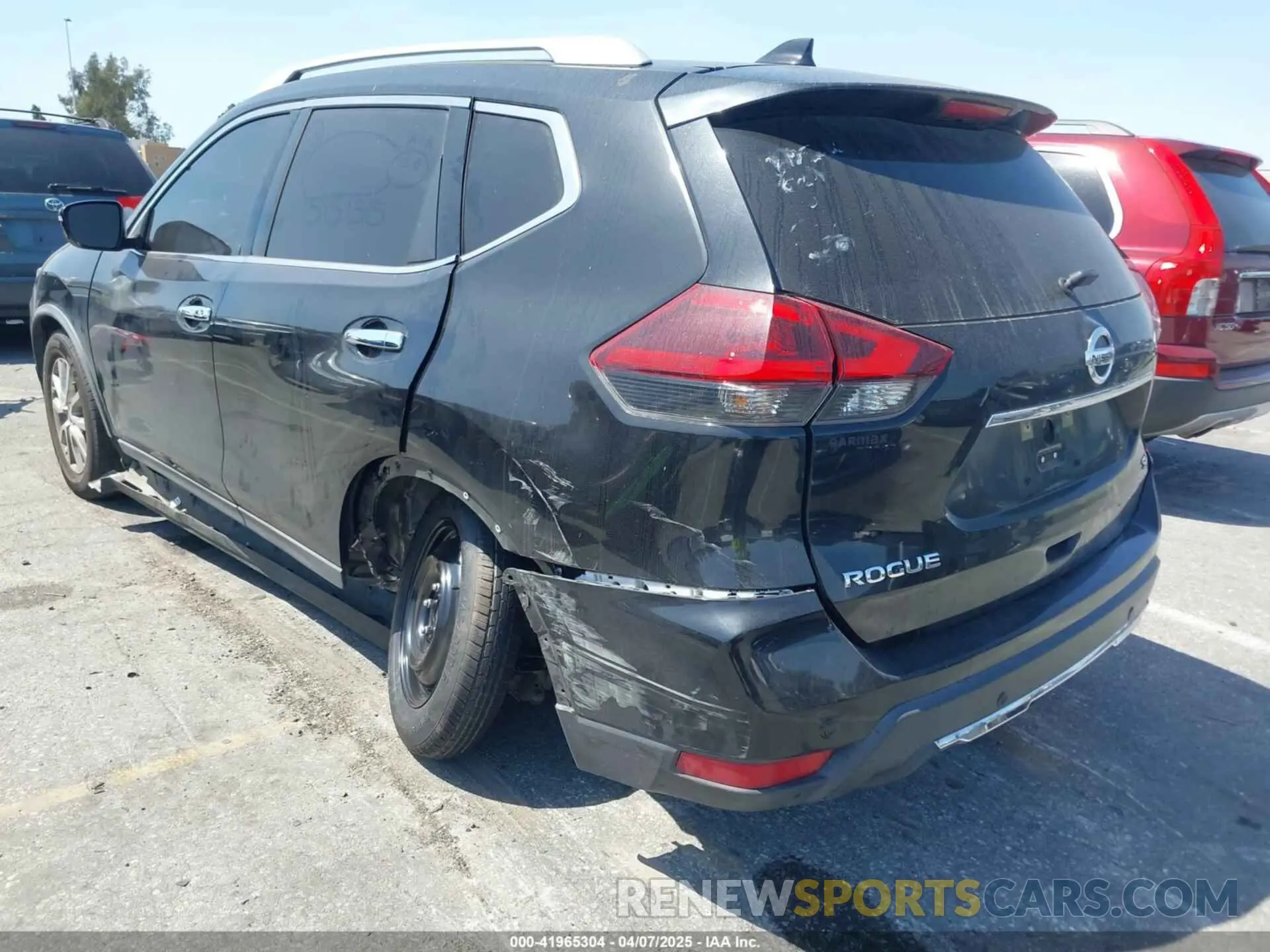 3 Photograph of a damaged car KNMAT2MT8KP506083 NISSAN ROGUE 2019