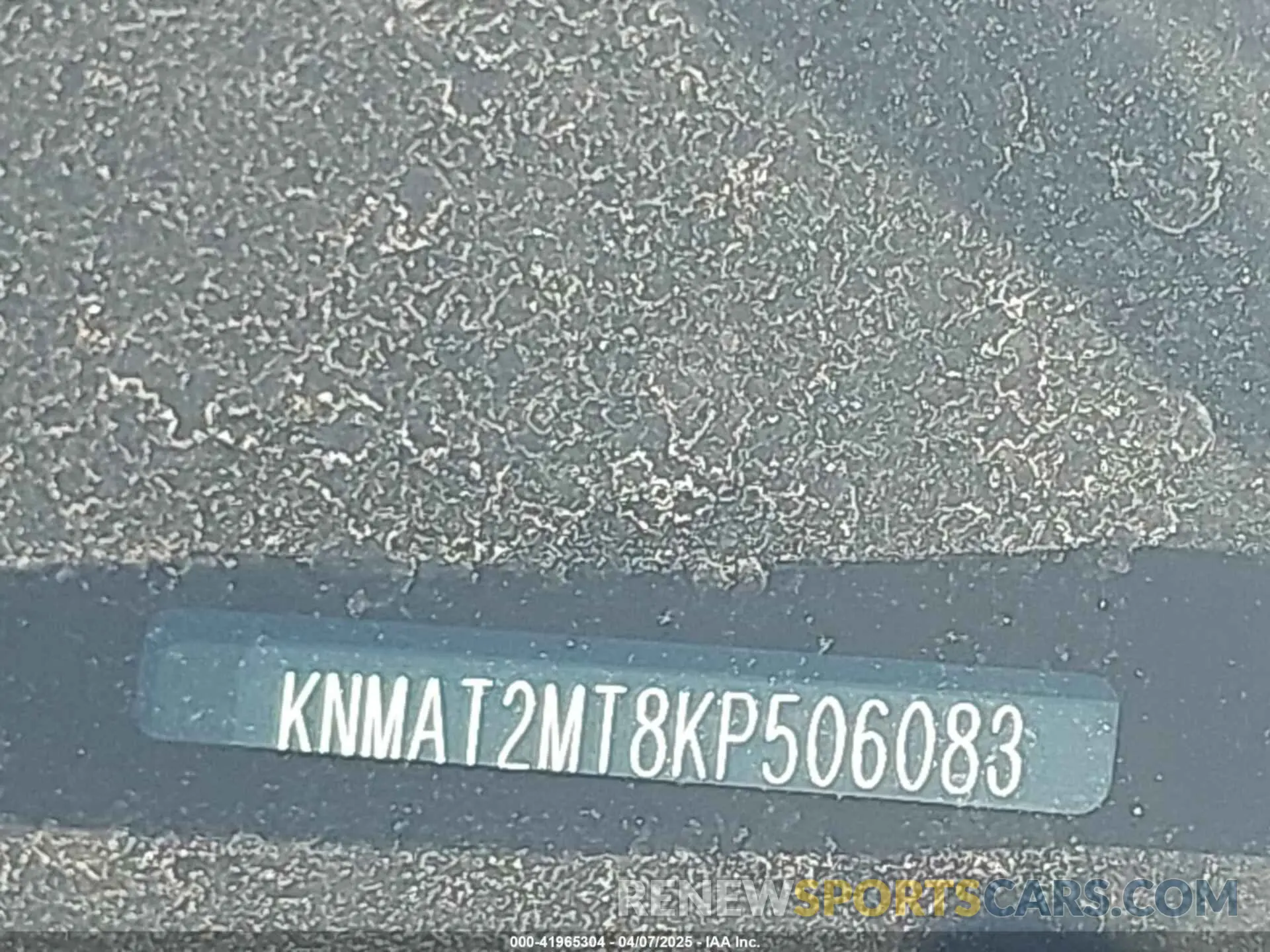 9 Photograph of a damaged car KNMAT2MT8KP506083 NISSAN ROGUE 2019