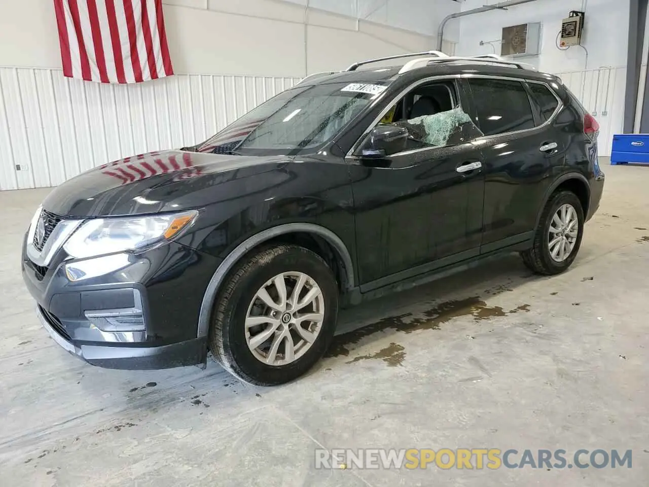 1 Photograph of a damaged car KNMAT2MT8KP524437 NISSAN ROGUE 2019