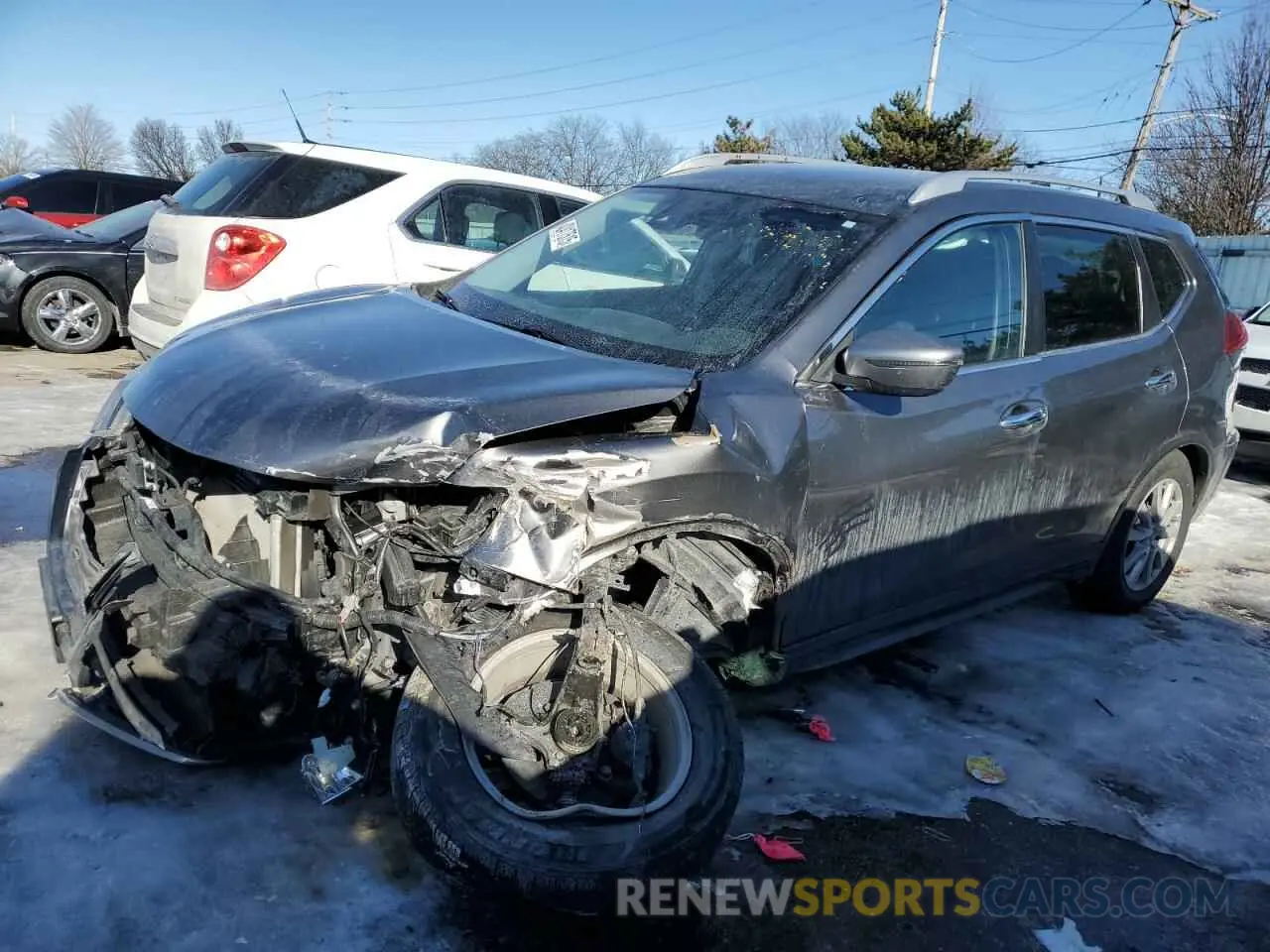 1 Photograph of a damaged car KNMAT2MT8KP530416 NISSAN ROGUE 2019