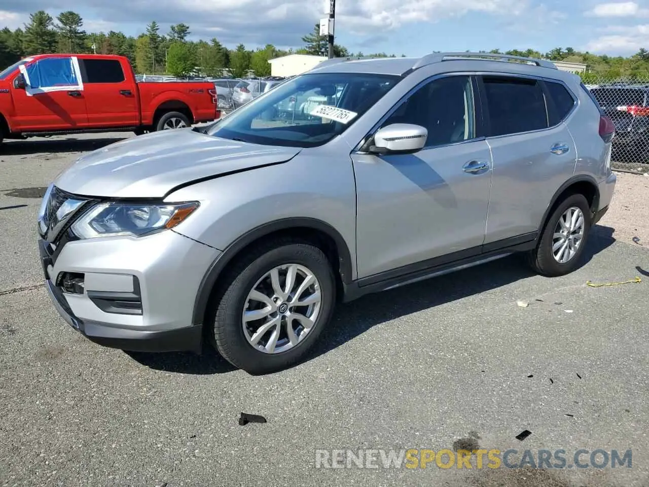 1 Photograph of a damaged car KNMAT2MT8KP538354 NISSAN ROGUE 2019