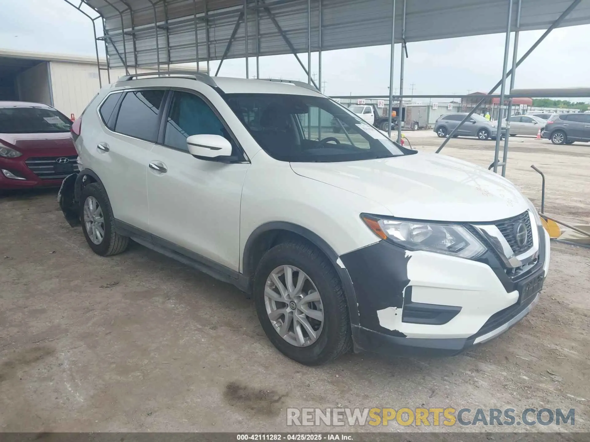 1 Photograph of a damaged car KNMAT2MT8KP540489 NISSAN ROGUE 2019