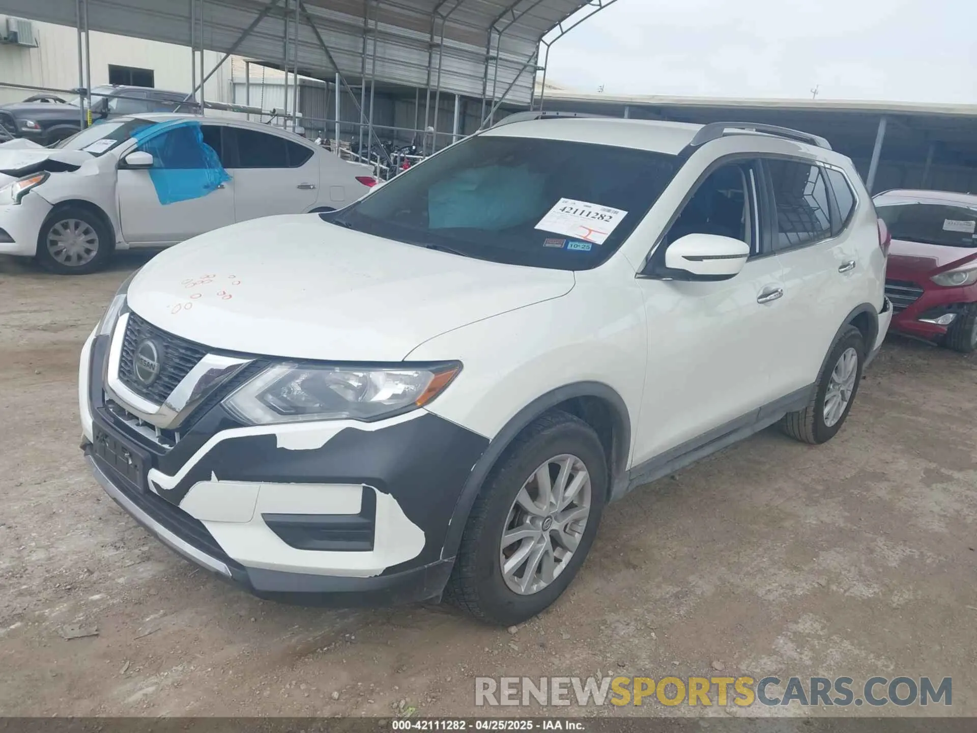 2 Photograph of a damaged car KNMAT2MT8KP540489 NISSAN ROGUE 2019