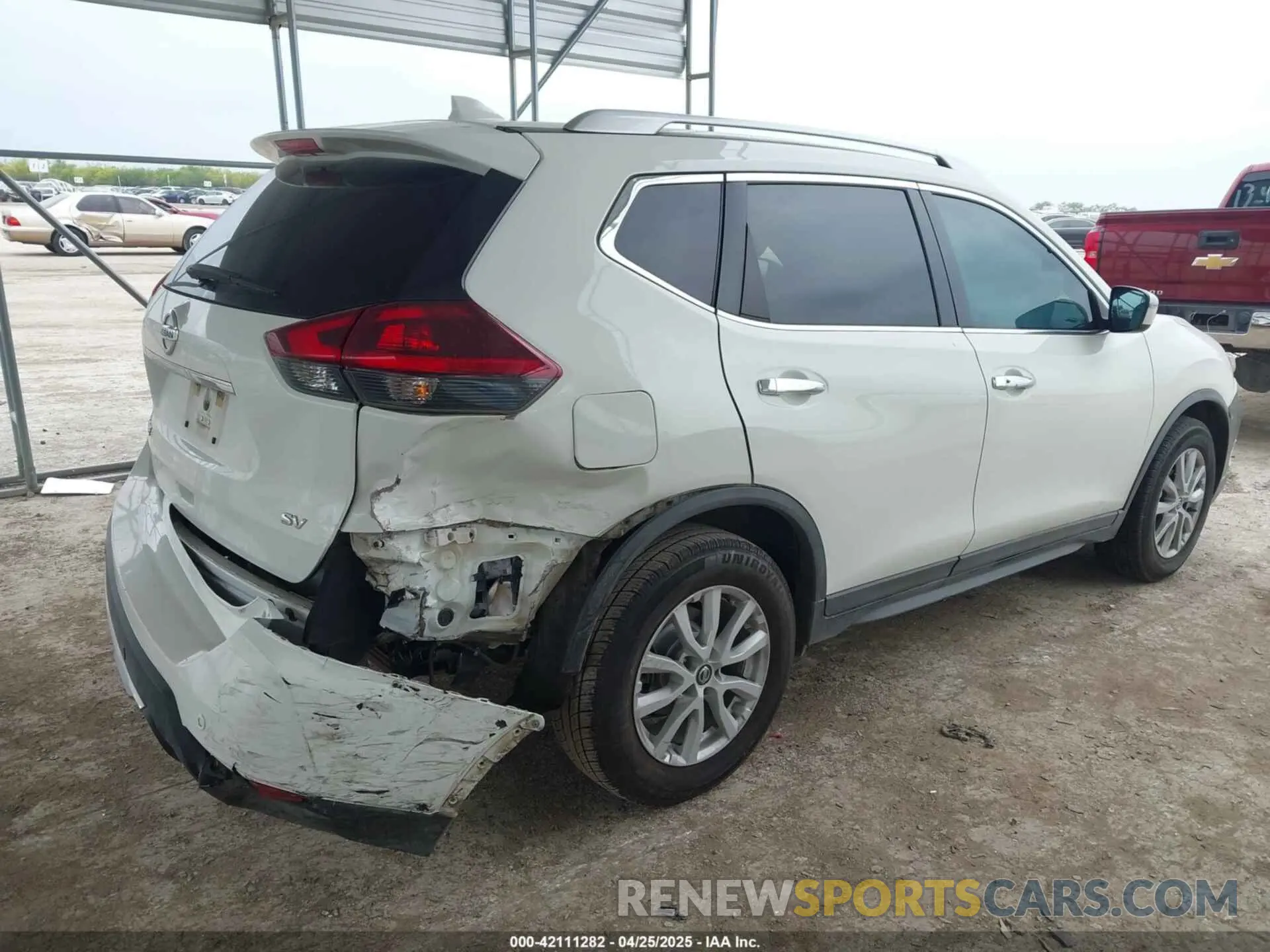 4 Photograph of a damaged car KNMAT2MT8KP540489 NISSAN ROGUE 2019