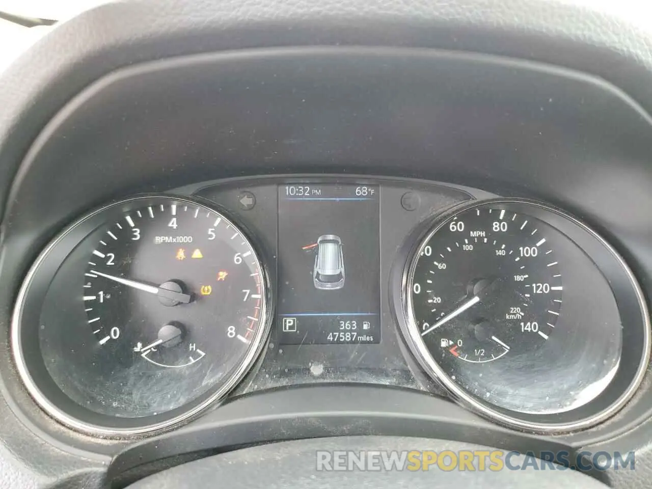 9 Photograph of a damaged car KNMAT2MT8KP544543 NISSAN ROGUE 2019