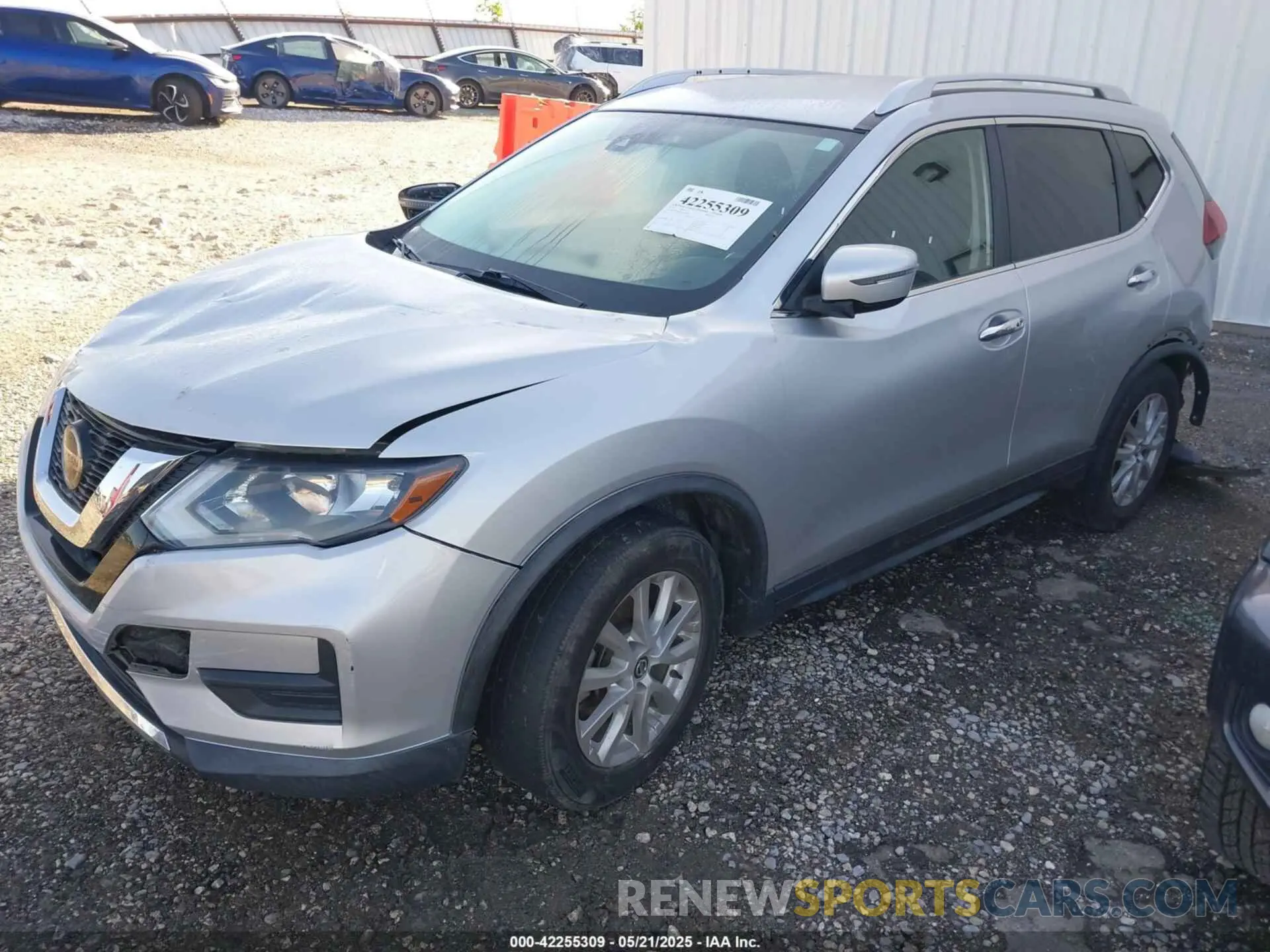 2 Photograph of a damaged car KNMAT2MT9KP542963 NISSAN ROGUE 2019