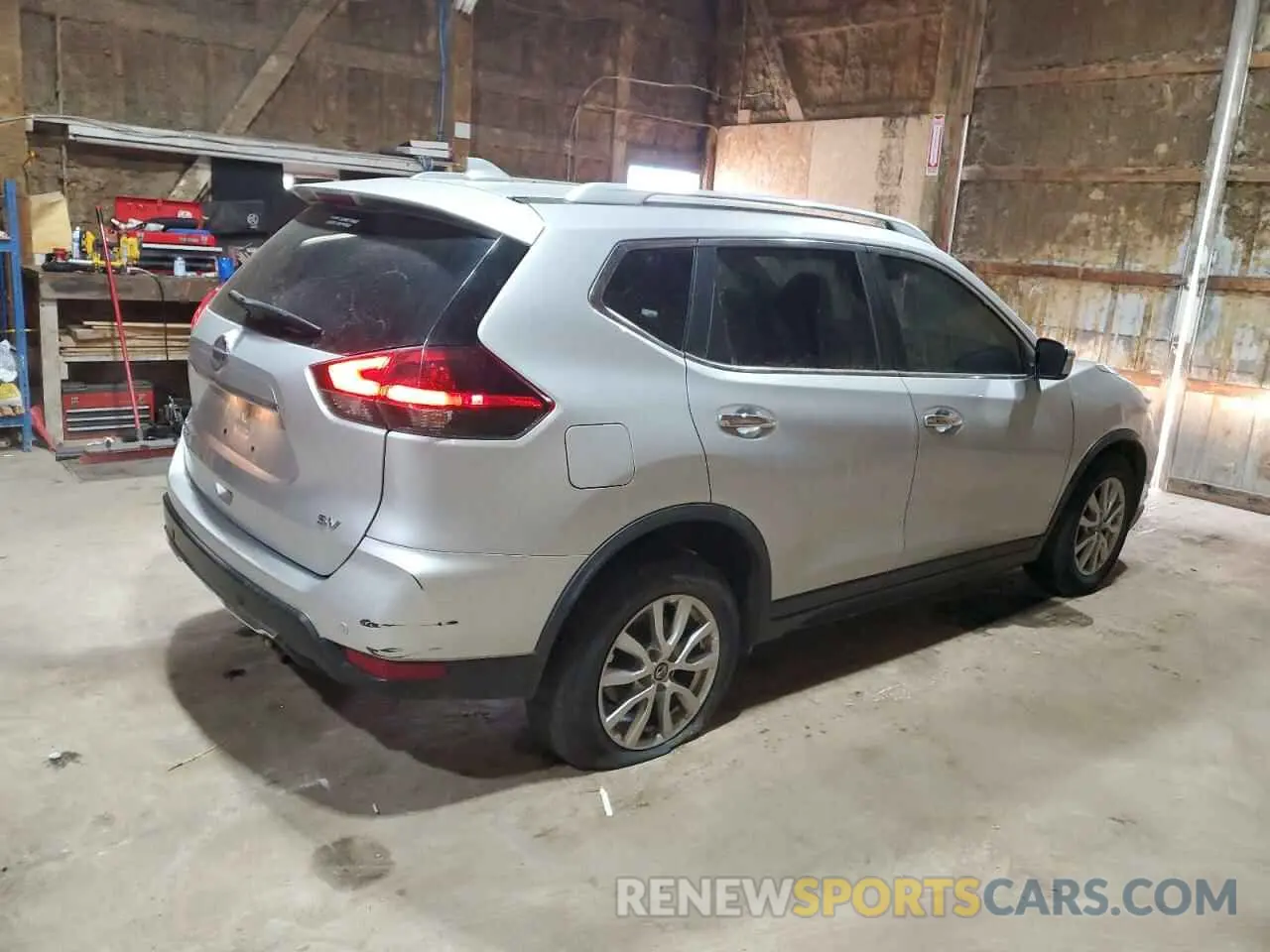 3 Photograph of a damaged car KNMAT2MTXKP503301 NISSAN ROGUE 2019