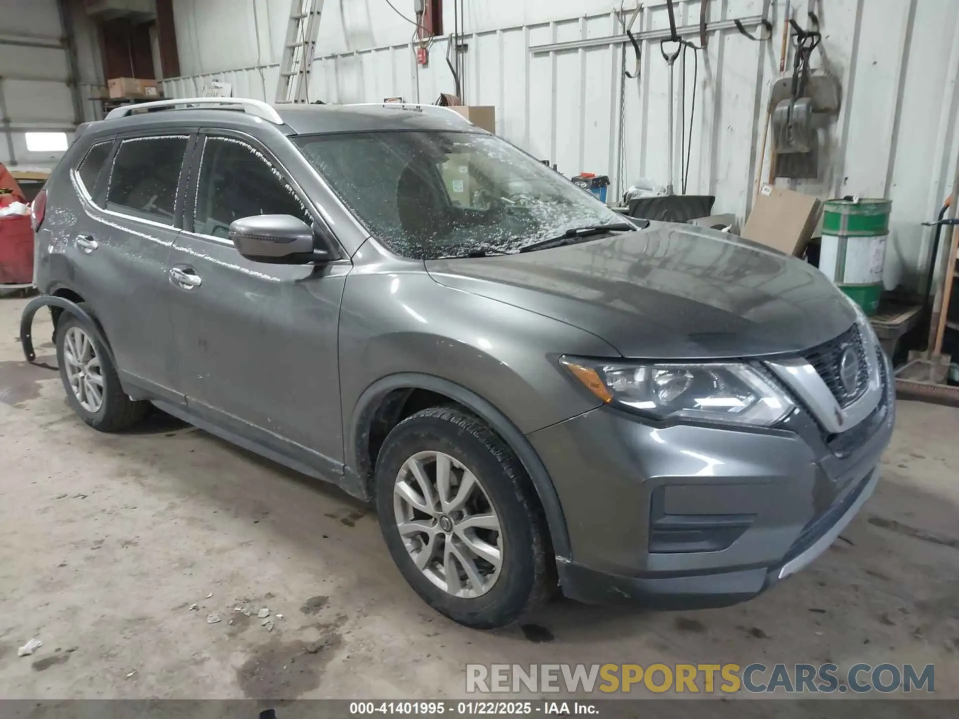 1 Photograph of a damaged car KNMAT2MTXKP509048 NISSAN ROGUE 2019