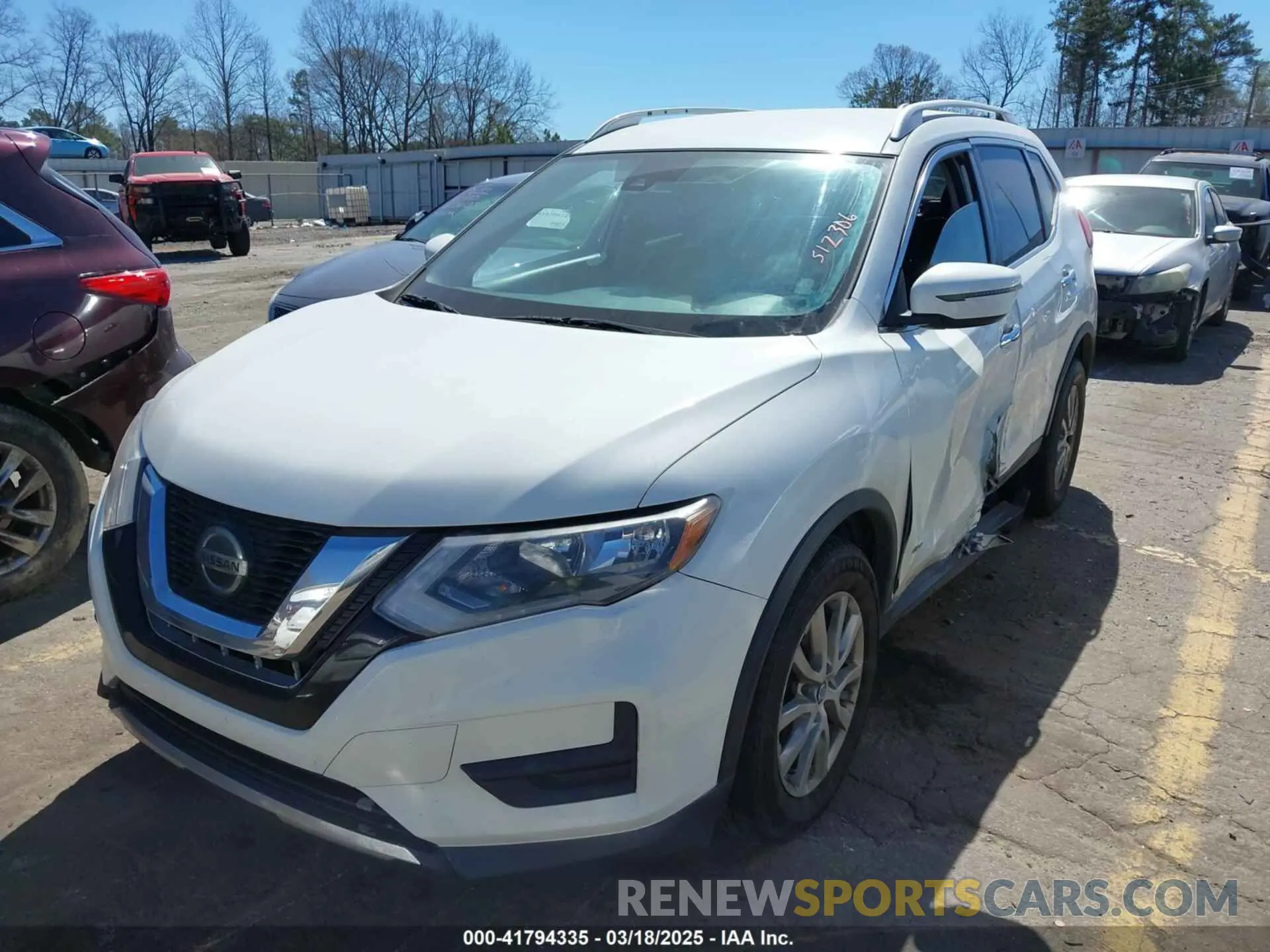 2 Photograph of a damaged car KNMAT2MTXKP512306 NISSAN ROGUE 2019