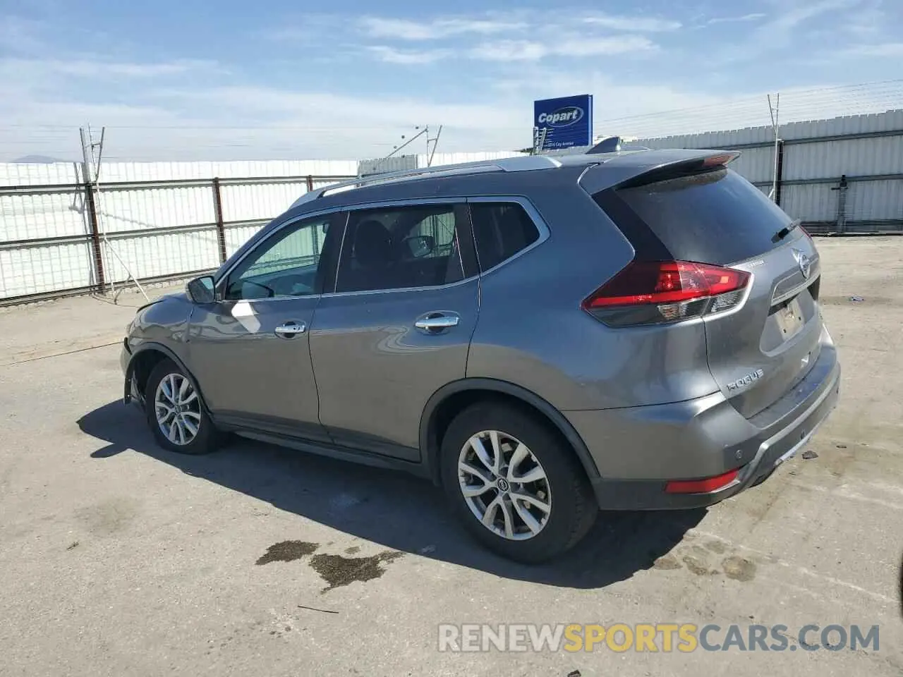2 Photograph of a damaged car KNMAT2MTXKP529834 NISSAN ROGUE 2019