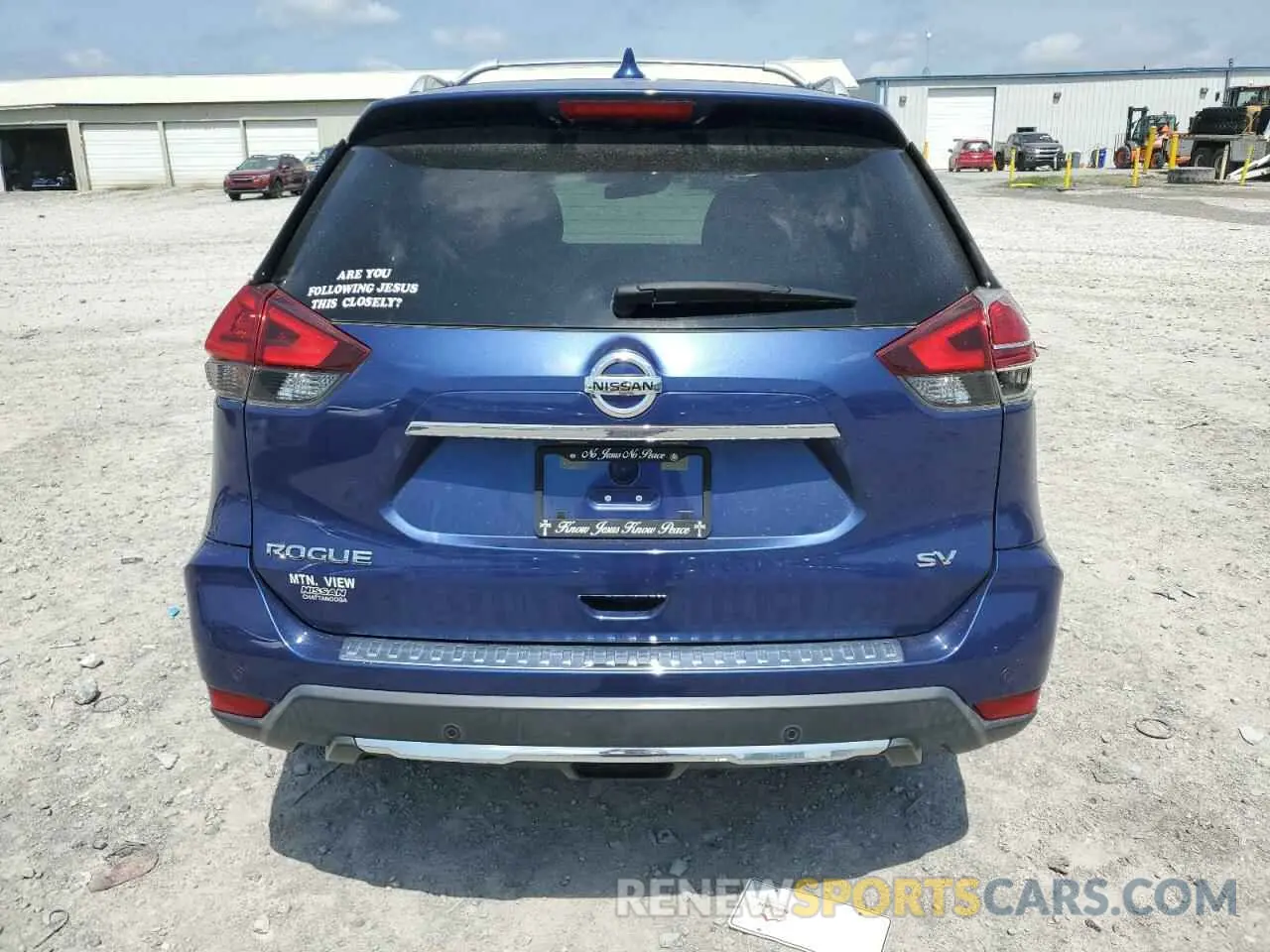 6 Photograph of a damaged car KNMAT2MTXKP539232 NISSAN ROGUE 2019