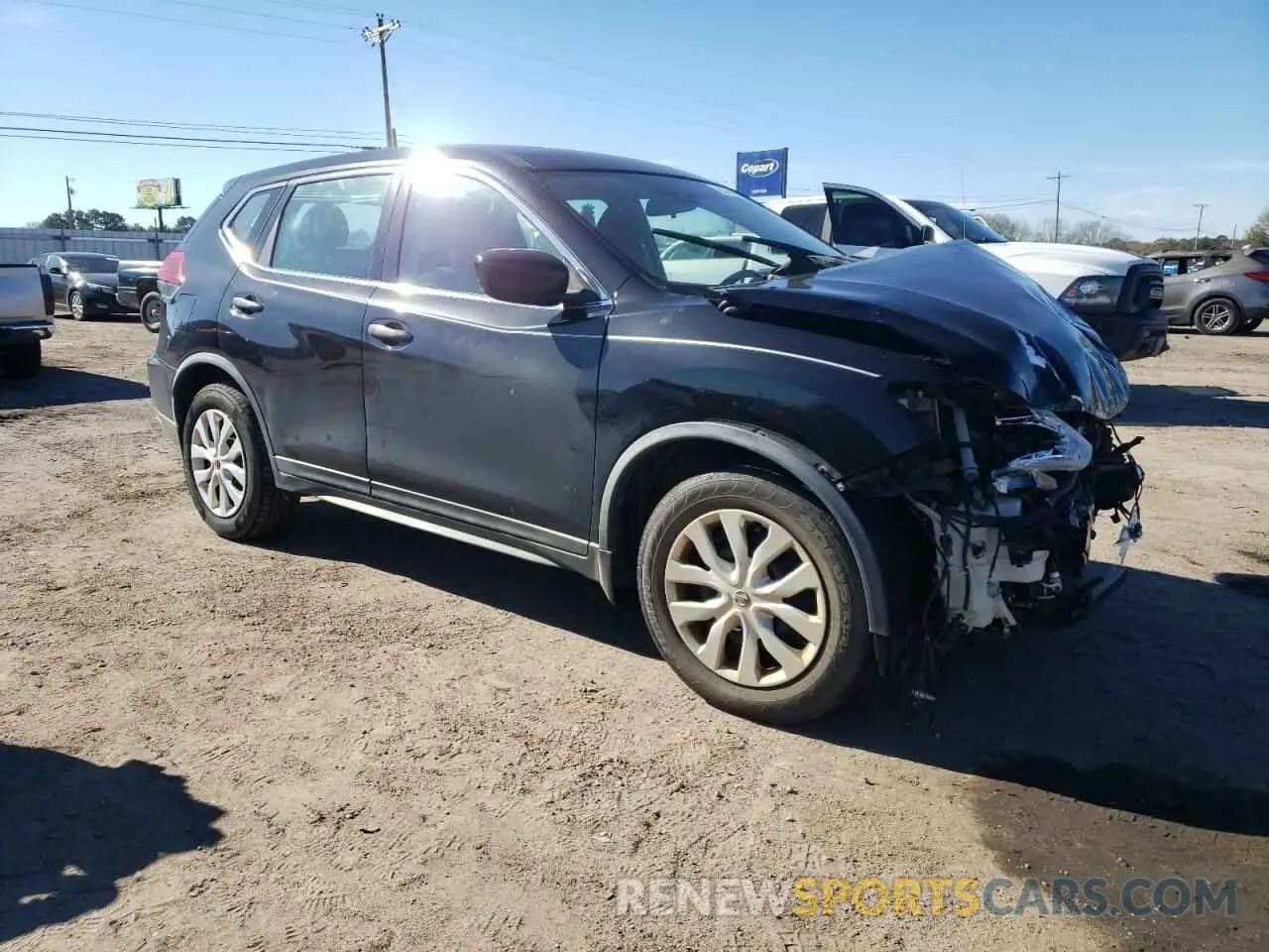 4 Photograph of a damaged car KNMAT2MTXKP555186 NISSAN ROGUE 2019
