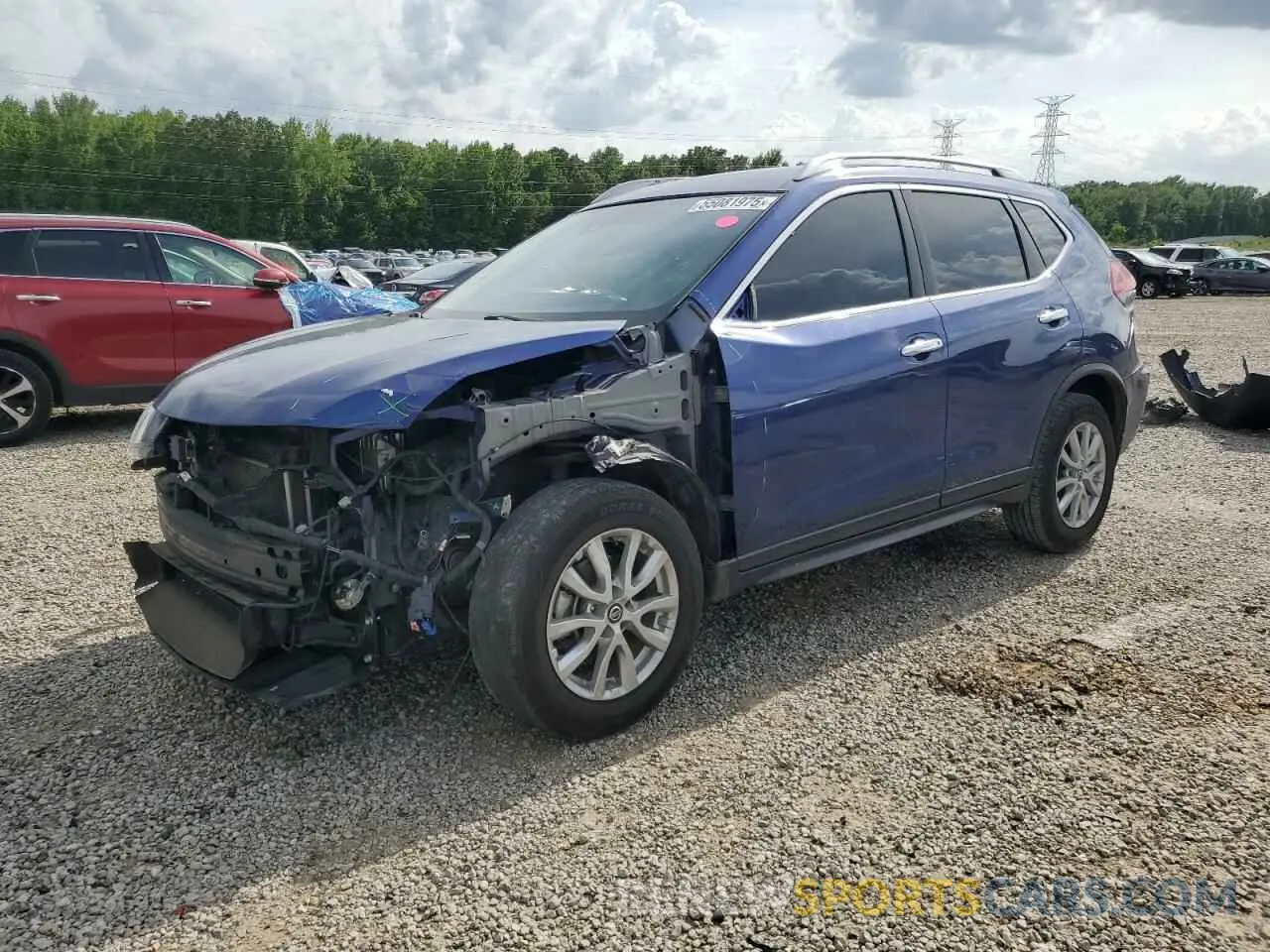1 Photograph of a damaged car KNMAT2MTXKP558489 NISSAN ROGUE 2019